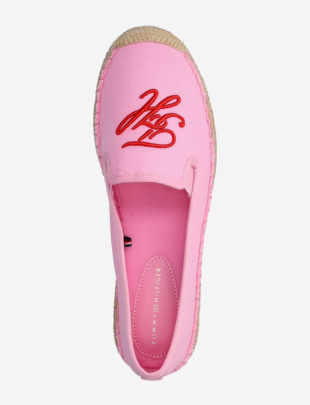 Tommy Hilfiger - TH SCRIPT SUMMER ESPADRILLE - espadrillos - rose petal - 3