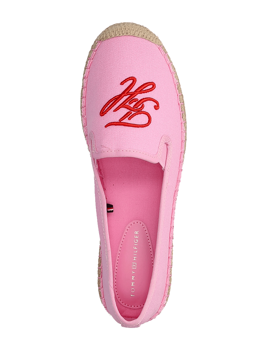 Tommy Hilfiger - TH SCRIPT SUMMER ESPADRILLE - espadrilles - rose petal - 3