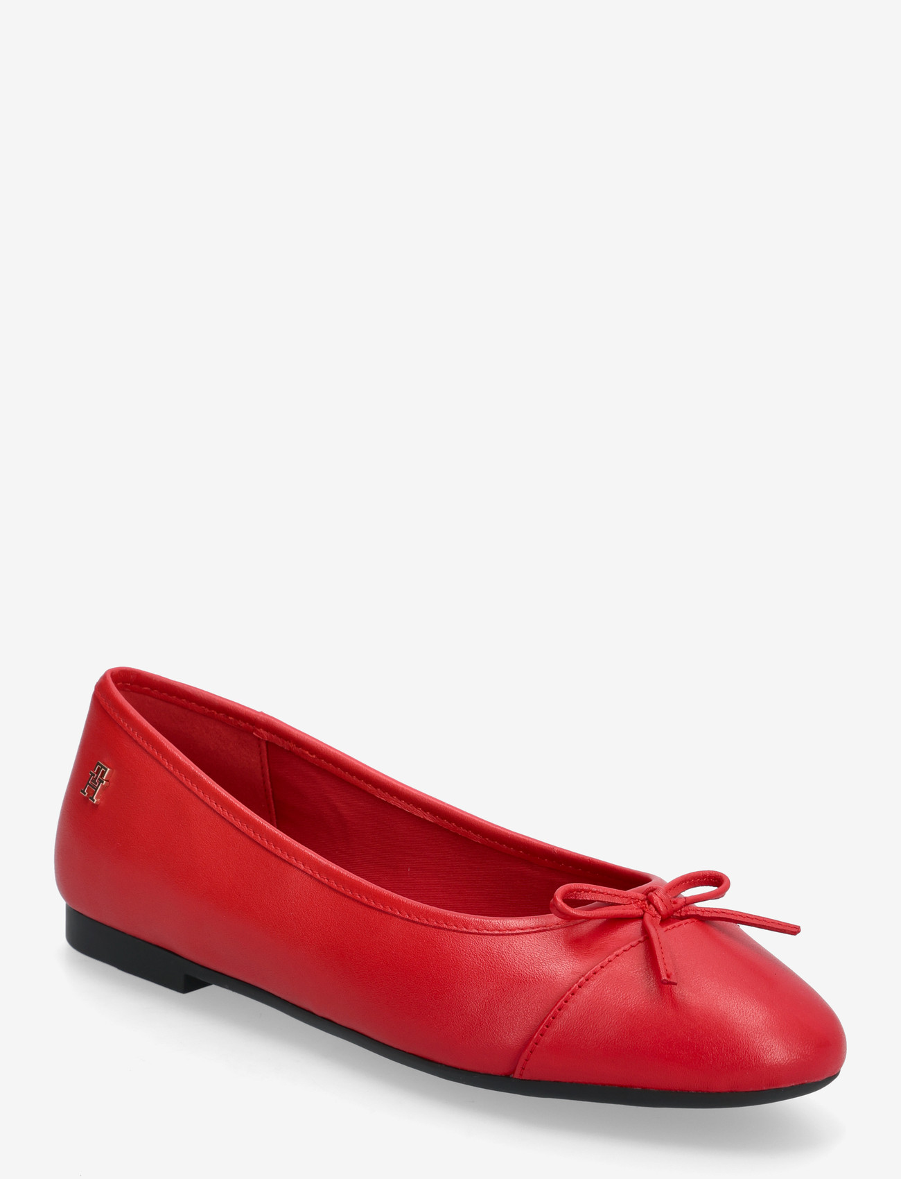 Tommy Hilfiger - HILFIGER SMOOTH LTHR BALLET - speciella tillfällen - primary red - 0