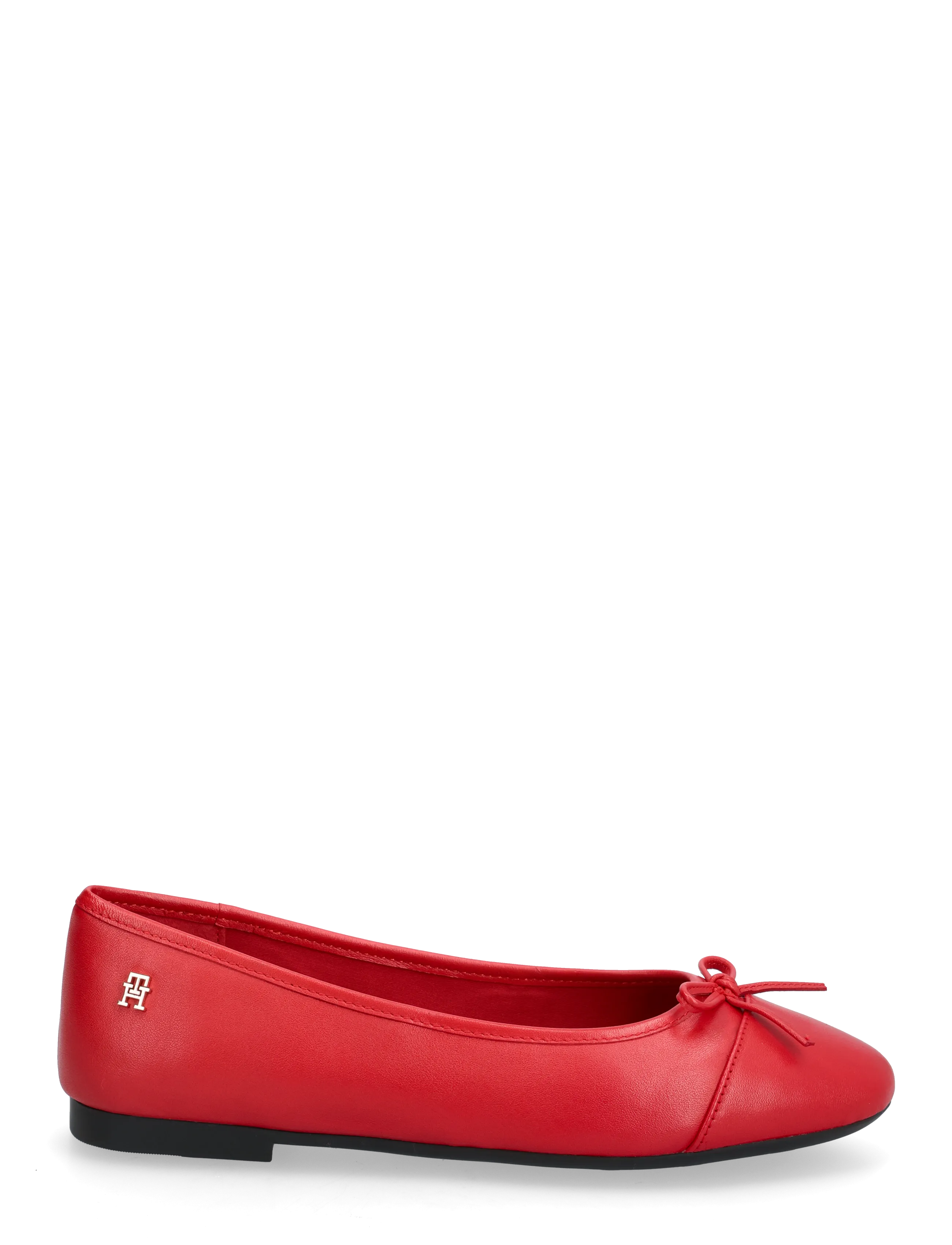 Tommy Hilfiger - HILFIGER SMOOTH LTHR BALLET - særlige begivenheder - primary red - 1