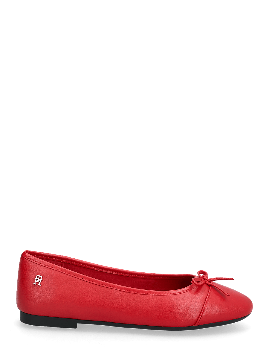 Tommy Hilfiger - HILFIGER SMOOTH LTHR BALLET - særlige begivenheder - primary red - 1