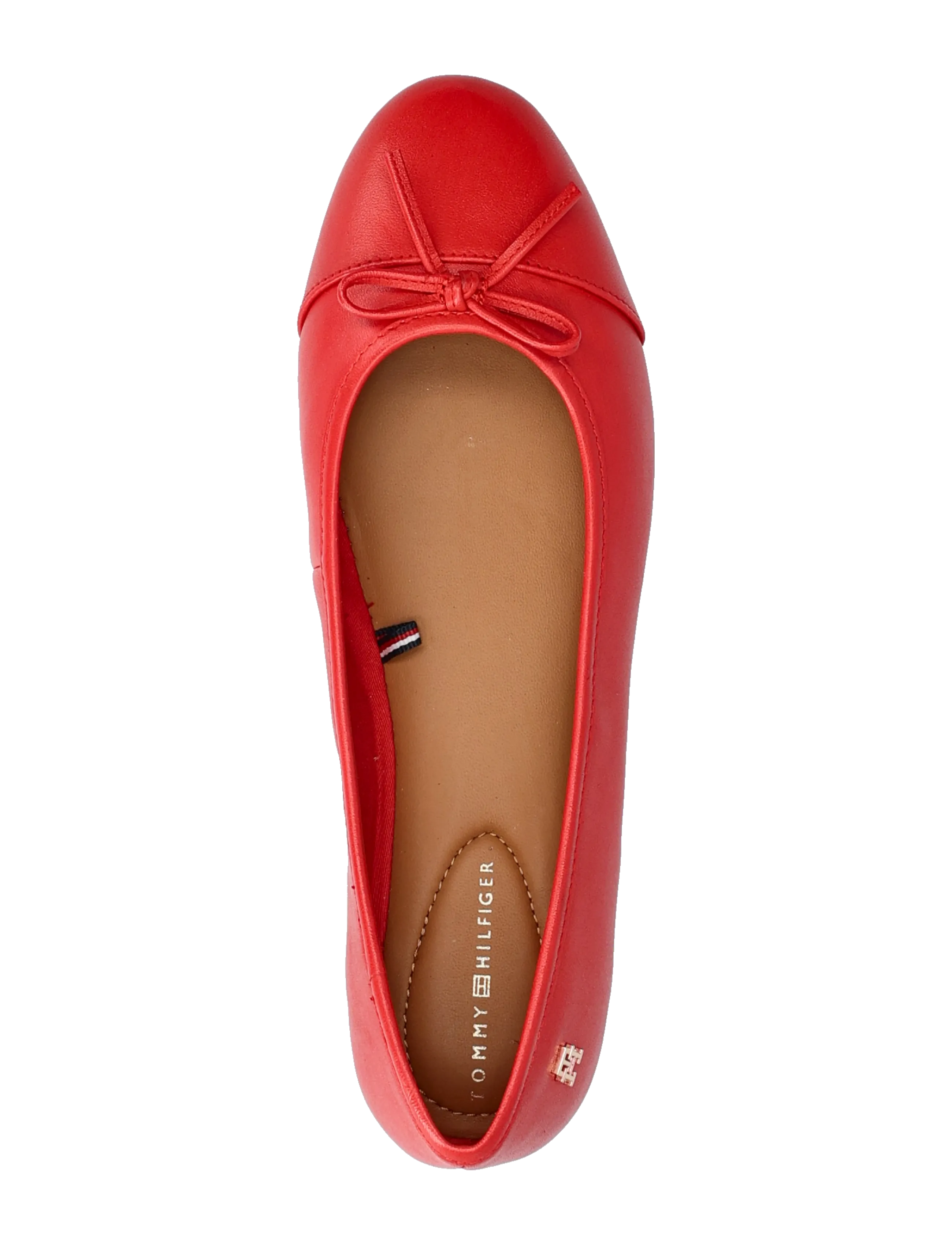 Tommy Hilfiger - HILFIGER SMOOTH LTHR BALLET - særlige begivenheder - primary red - 3