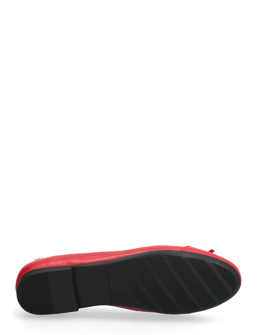 Tommy Hilfiger - HILFIGER SMOOTH LTHR BALLET - særlige begivenheder - primary red - 4