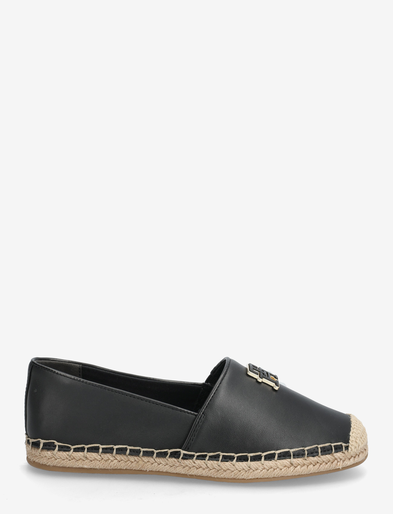 Tommy Hilfiger - TH LOGO LEATHER ESPADRILLE - black - 1
