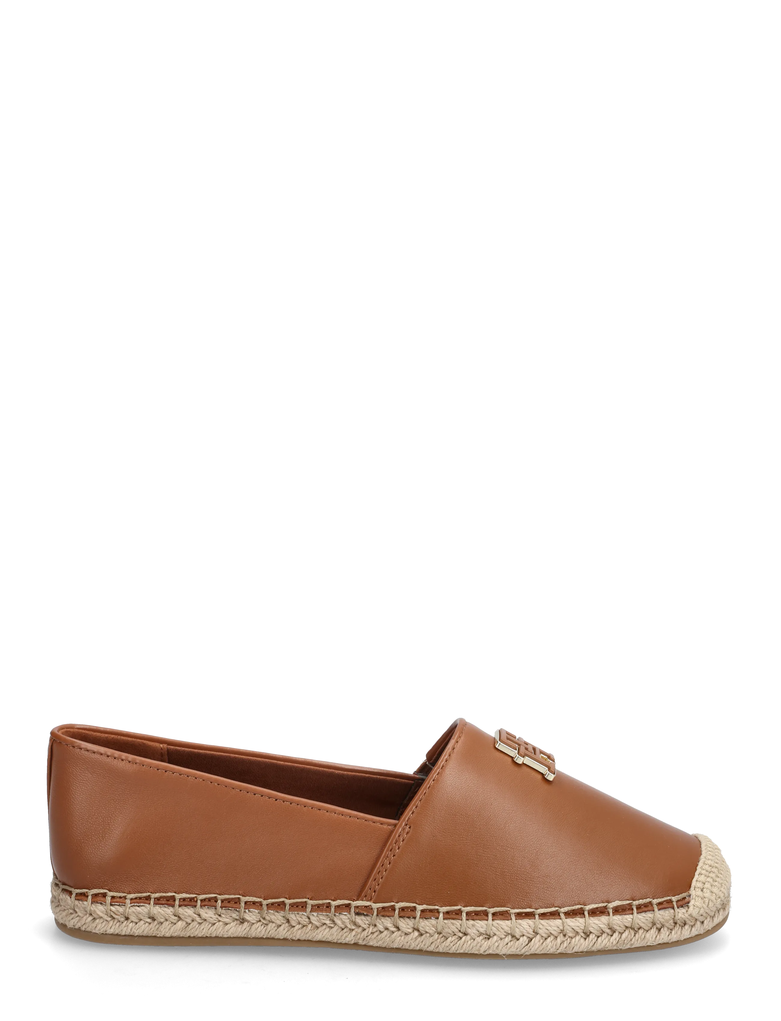 Tommy Hilfiger - TH LOGO LEATHER ESPADRILLE - espadrilles - warm bronze - 1