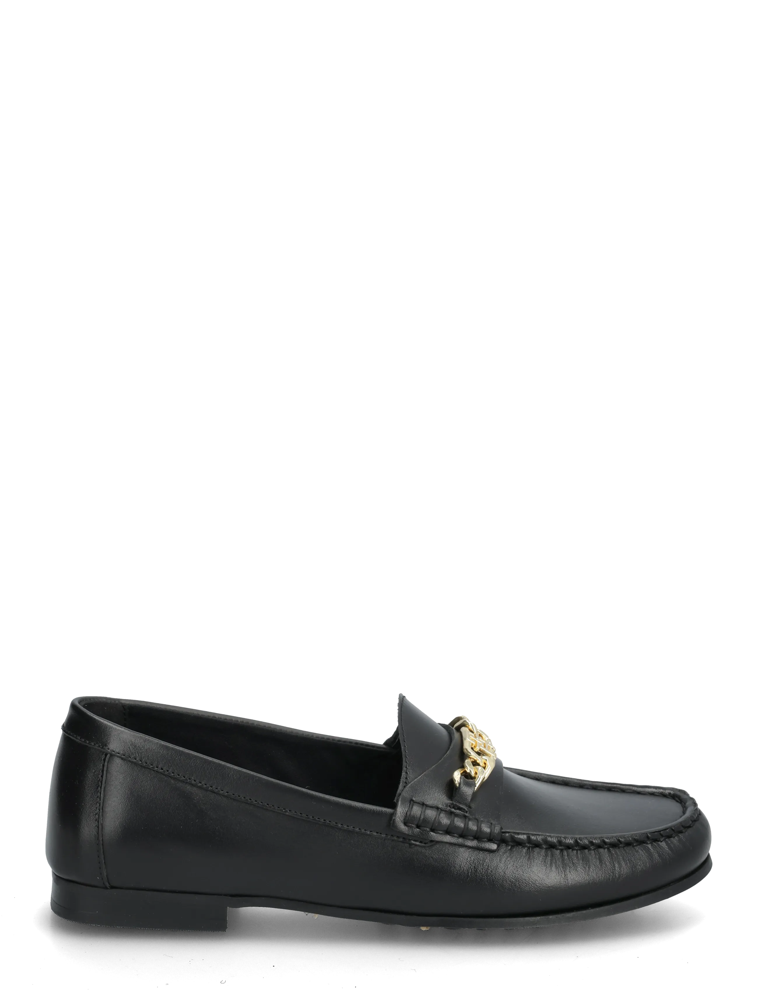 Tommy Hilfiger - TH CHAIN LEATHER LOAFER - mode trends - black - 1