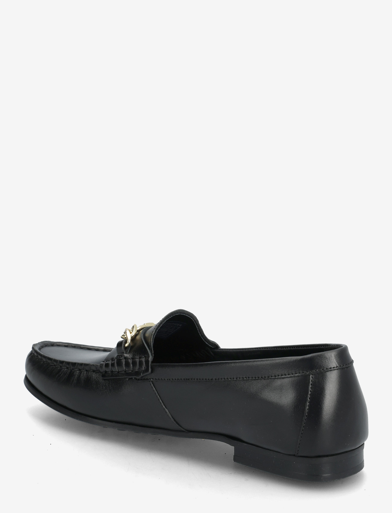 Tommy Hilfiger - TH CHAIN LEATHER LOAFER - speciella tillfällen - black - 2