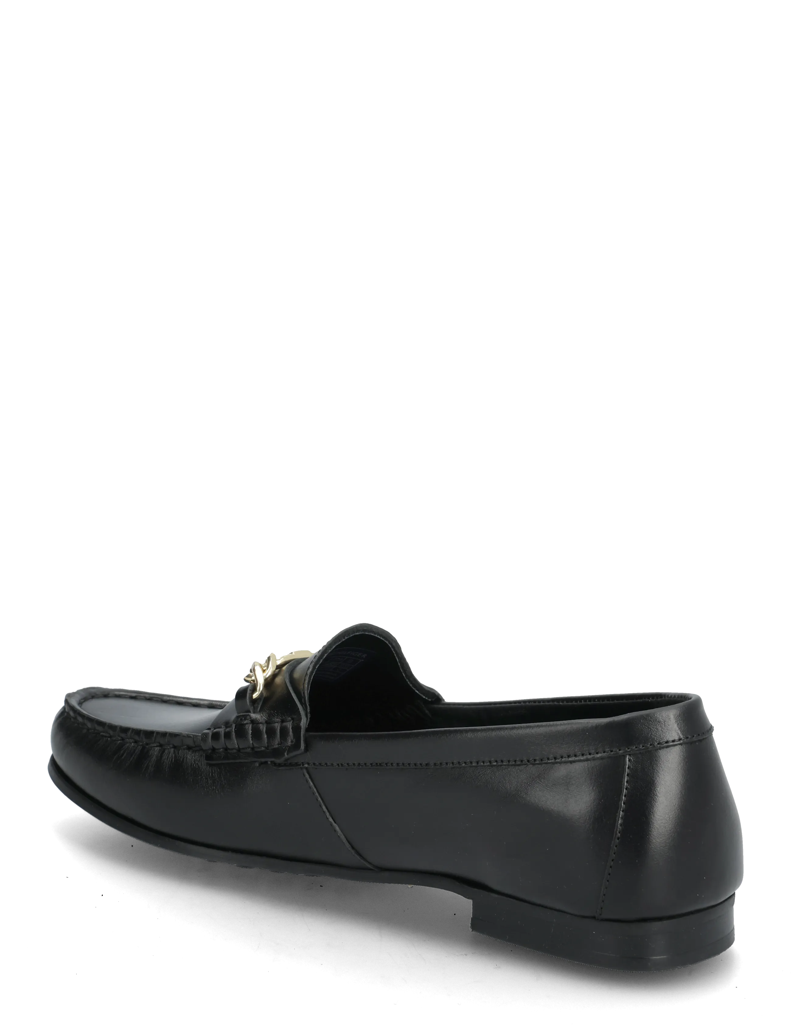 Tommy Hilfiger - TH CHAIN LEATHER LOAFER - mode trends - black - 2