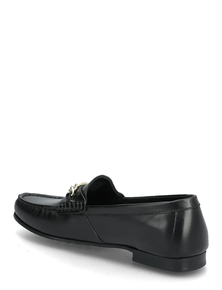 Tommy Hilfiger - TH CHAIN LEATHER LOAFER - mode trends - black - 2