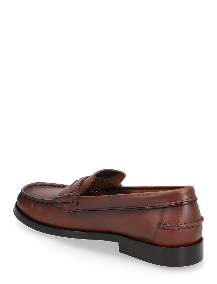 Tommy Hilfiger - HILFIGER PENNY LOAFER SMOOTH LTH - modetrends - cherry chestnut - 2