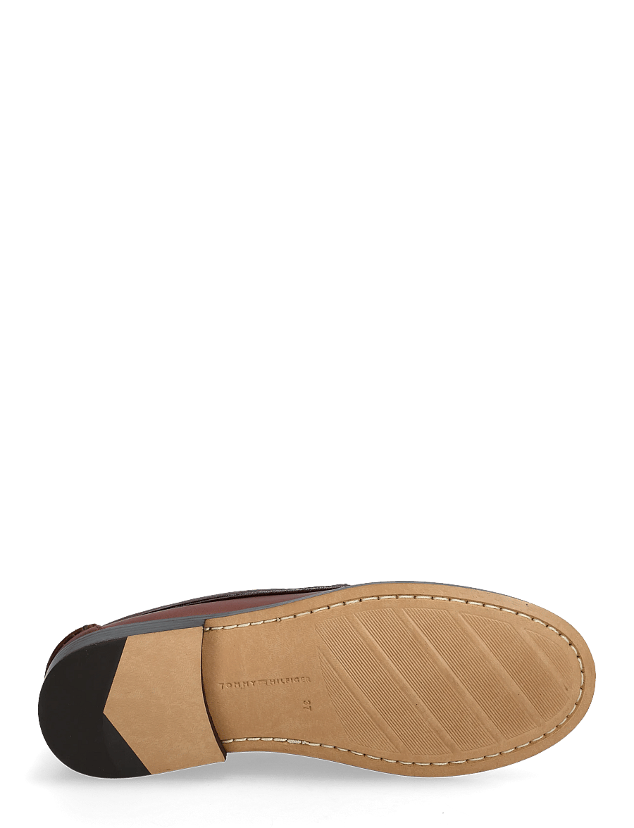 Tommy Hilfiger - HILFIGER PENNY LOAFER SMOOTH LTH - modetrends - cherry chestnut - 3