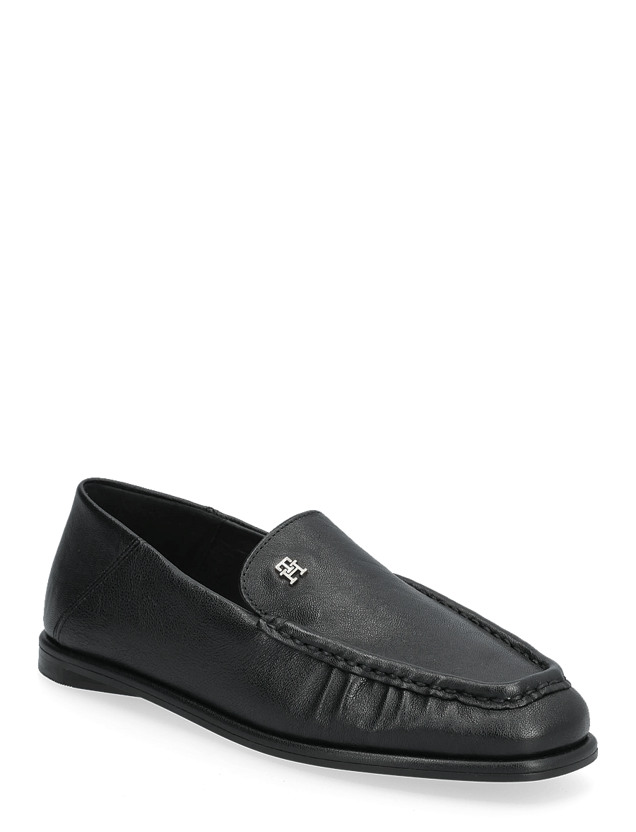 Tommy Hilfiger - HILFIGER SMOOTH LEATHER LOAFER - mode trends - black - 0
