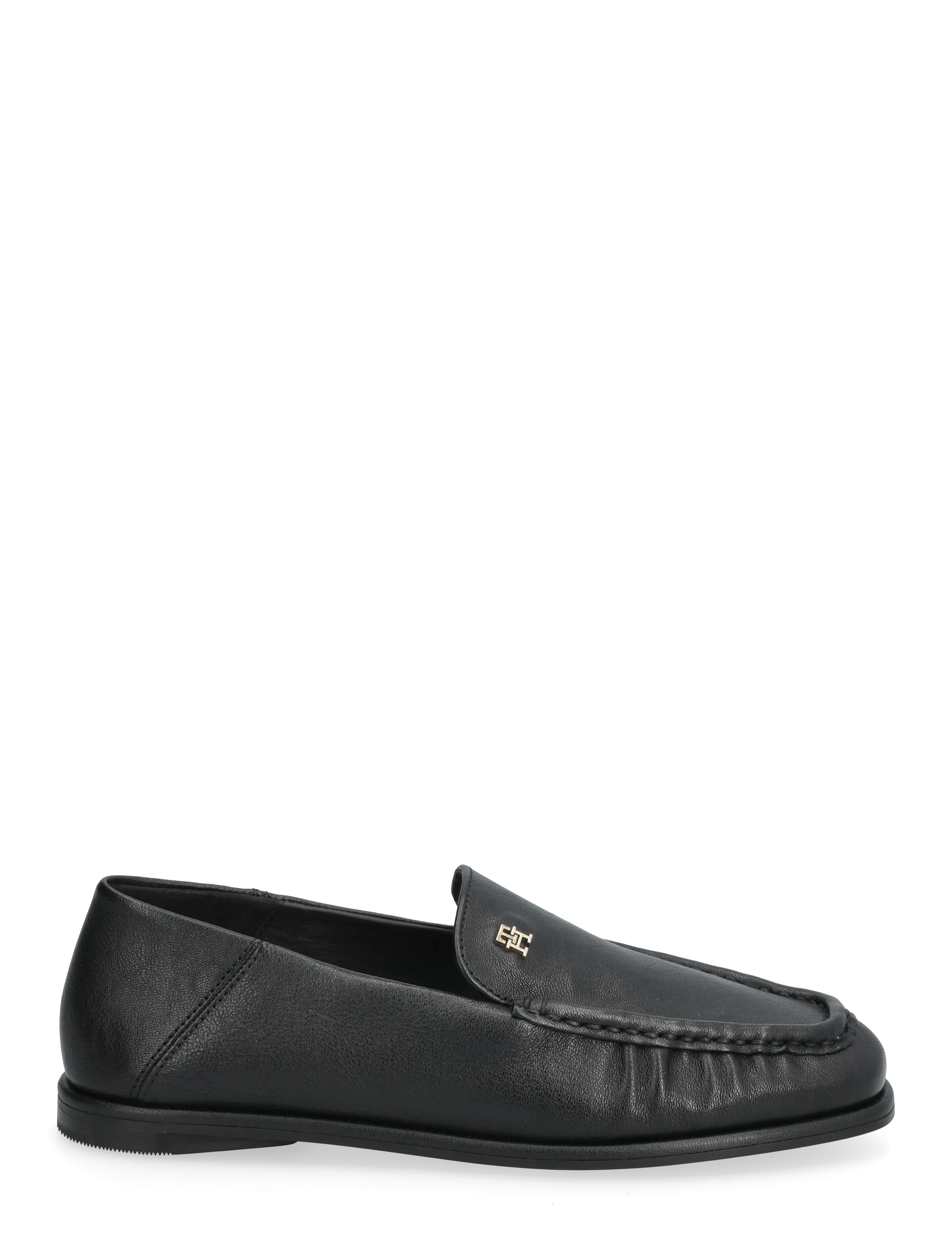 Tommy Hilfiger - HILFIGER SMOOTH LEATHER LOAFER - mode trends - black - 1