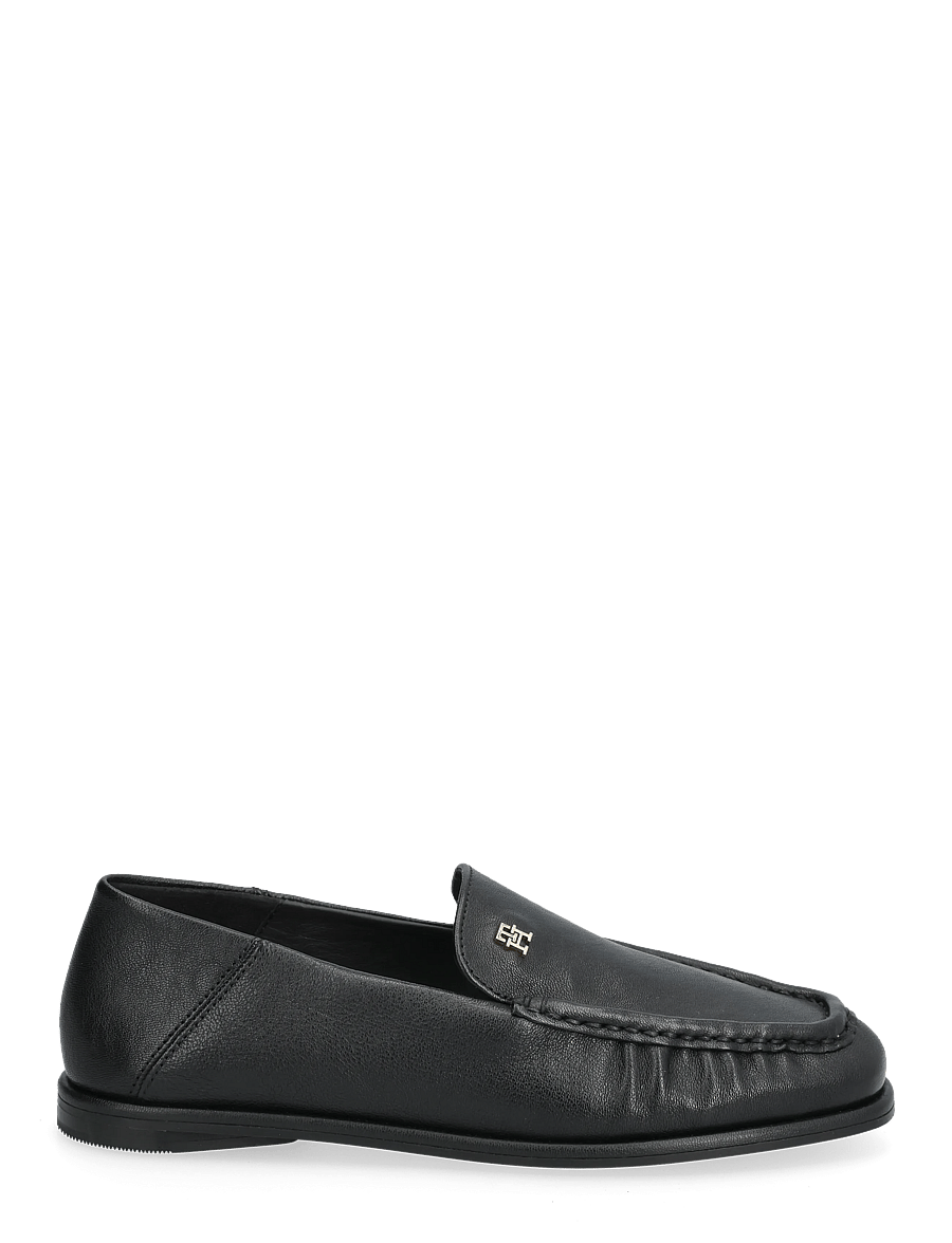Tommy Hilfiger - HILFIGER SMOOTH LEATHER LOAFER - mode trends - black - 1