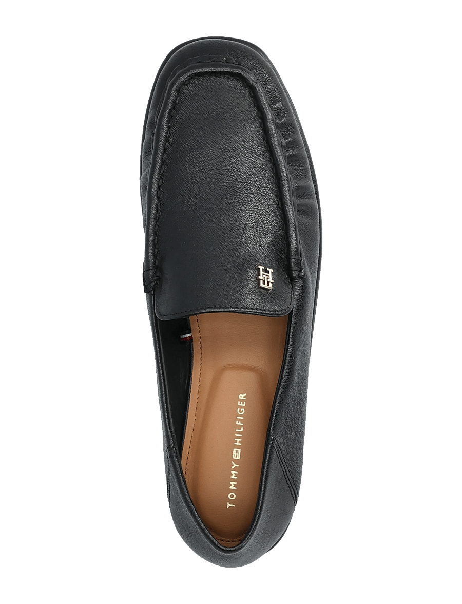 Tommy Hilfiger - HILFIGER SMOOTH LEATHER LOAFER - mode trends - black - 3