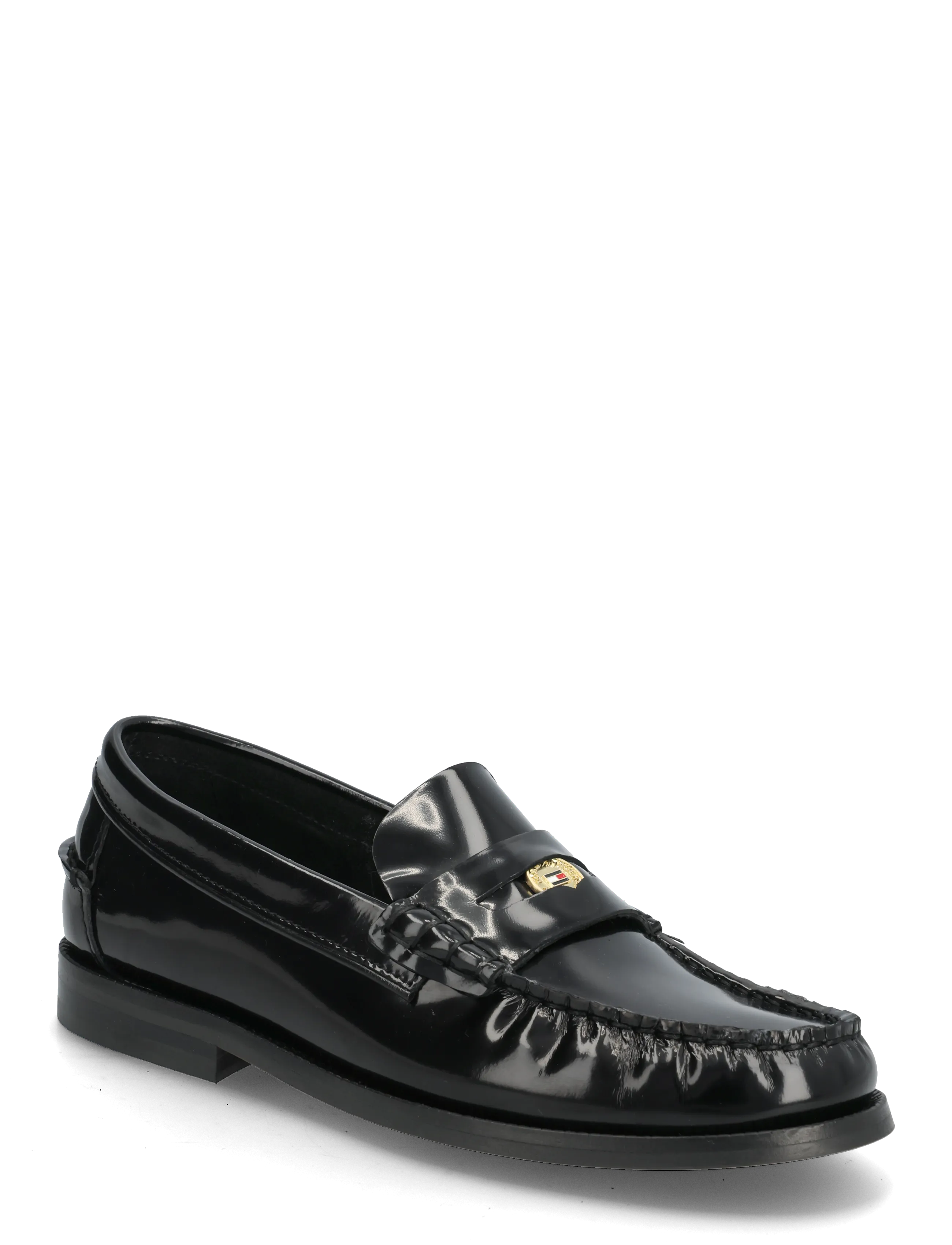 Tommy Hilfiger TH PENNY BAR ABRASIVATO LOAFER - Kampagne - BLACK / black