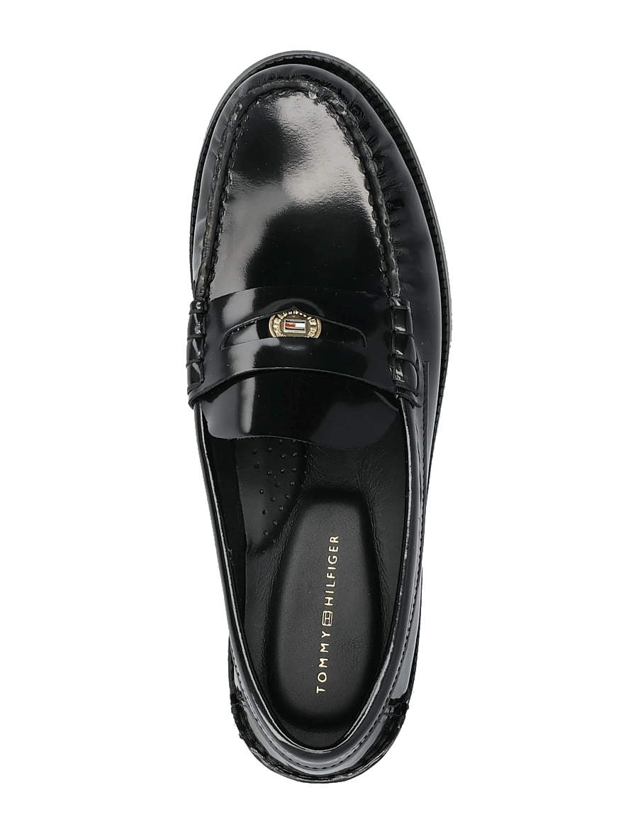 Tommy Hilfiger - TH PENNY BAR ABRASIVATO LOAFER - modetrends - black - 3