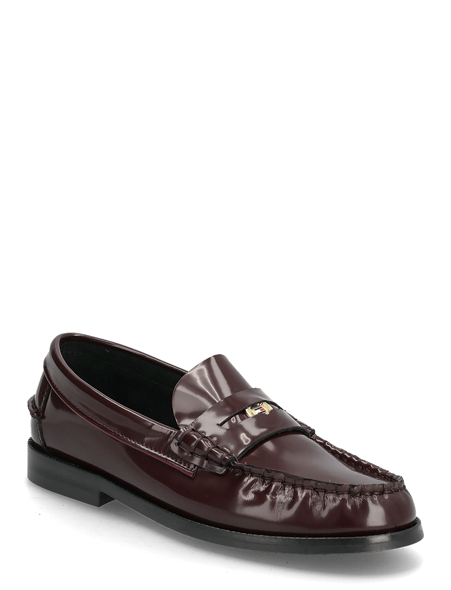 Tommy Hilfiger - TH PENNY BAR ABRASIVATO LOAFER - modetrends - marzemino - 0