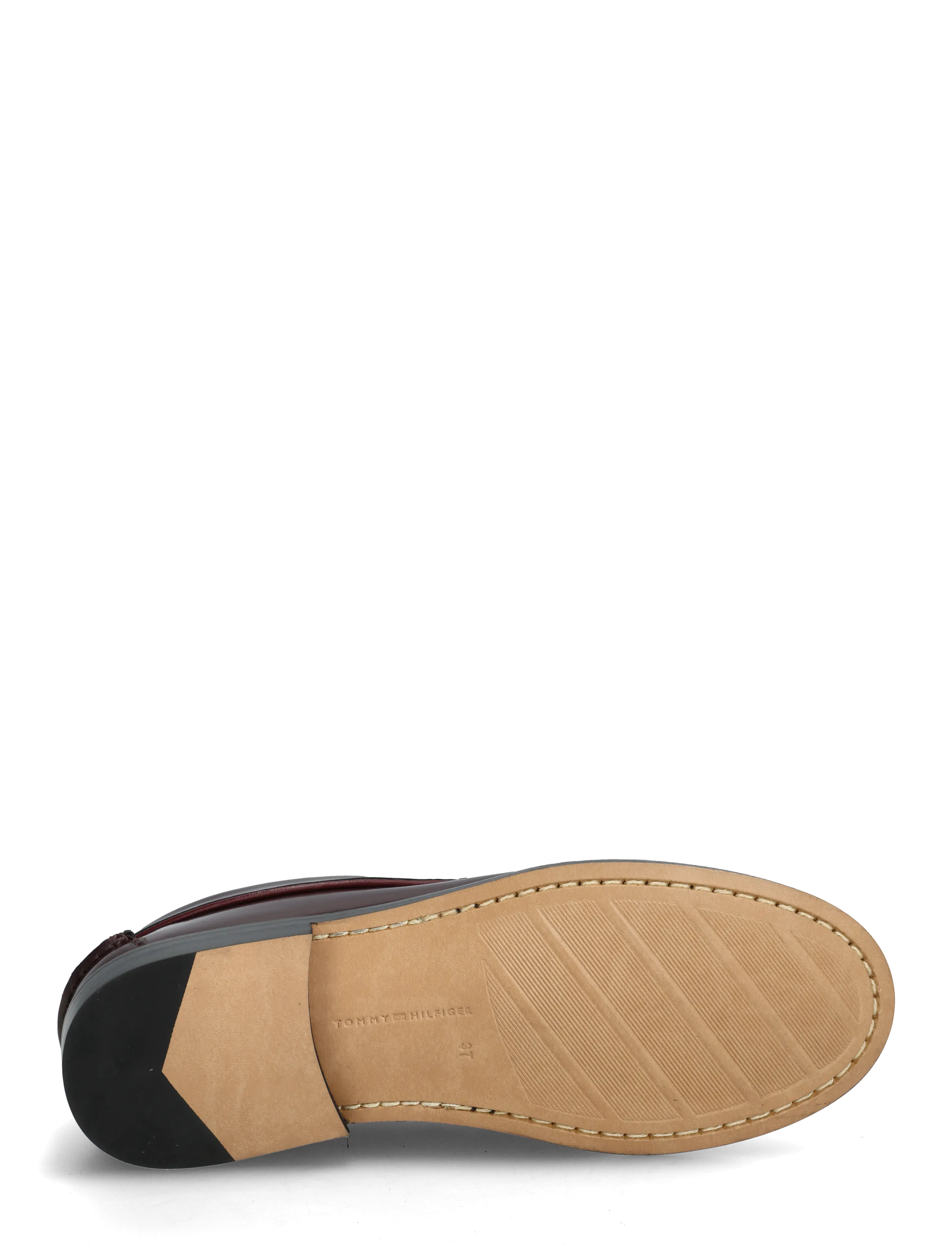 Tommy Hilfiger - TH PENNY BAR ABRASIVATO LOAFER - modetrends - marzemino - 4