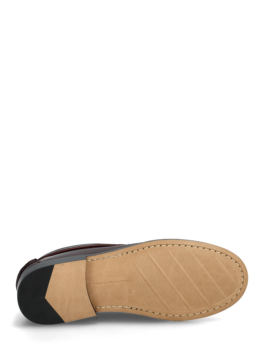 Tommy Hilfiger - TH PENNY BAR ABRASIVATO LOAFER - modetrends - marzemino - 4