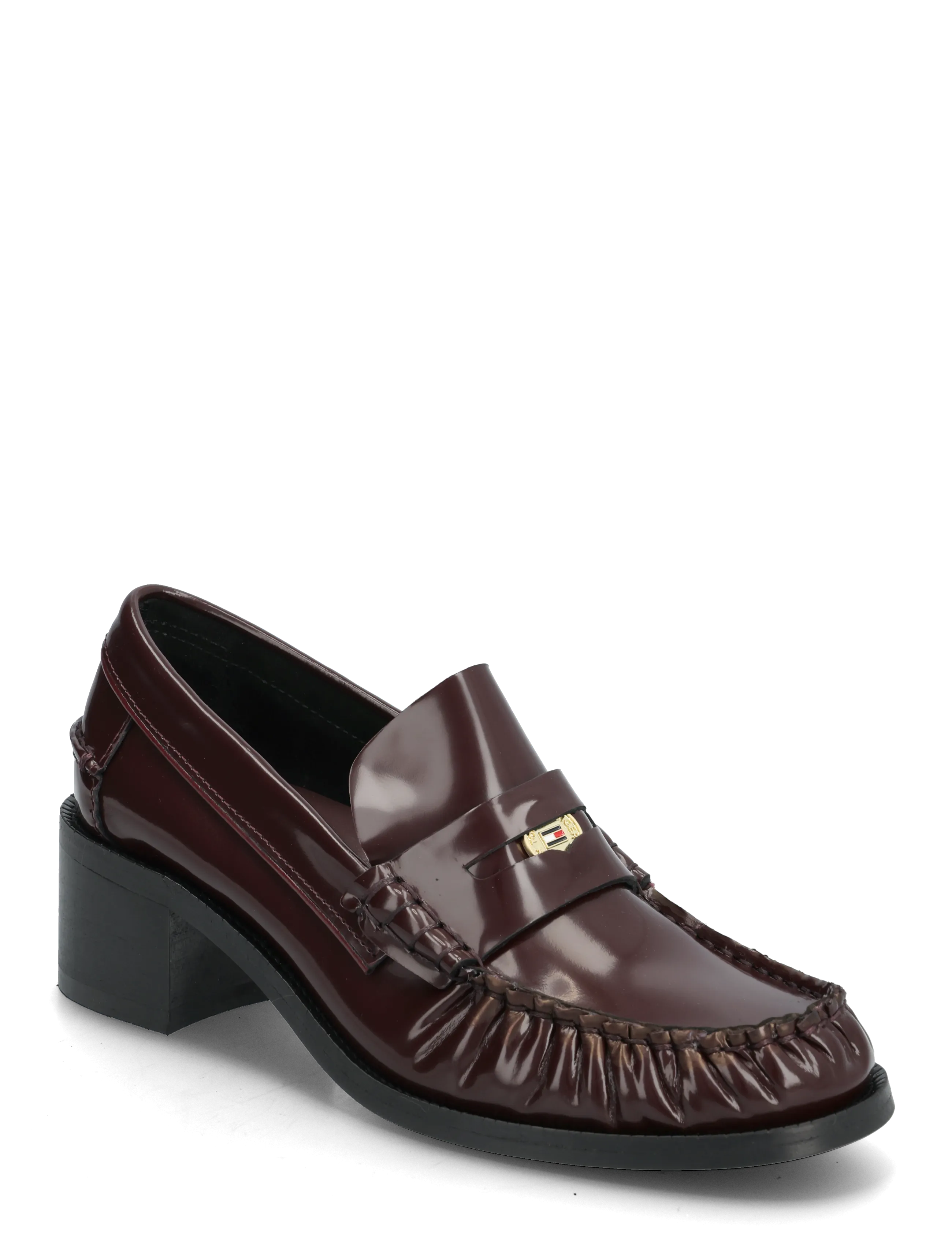Tommy Hilfiger HILFIGER PENNY HL ABRASIVATO - Loafers - MARZEMINO / burgundy