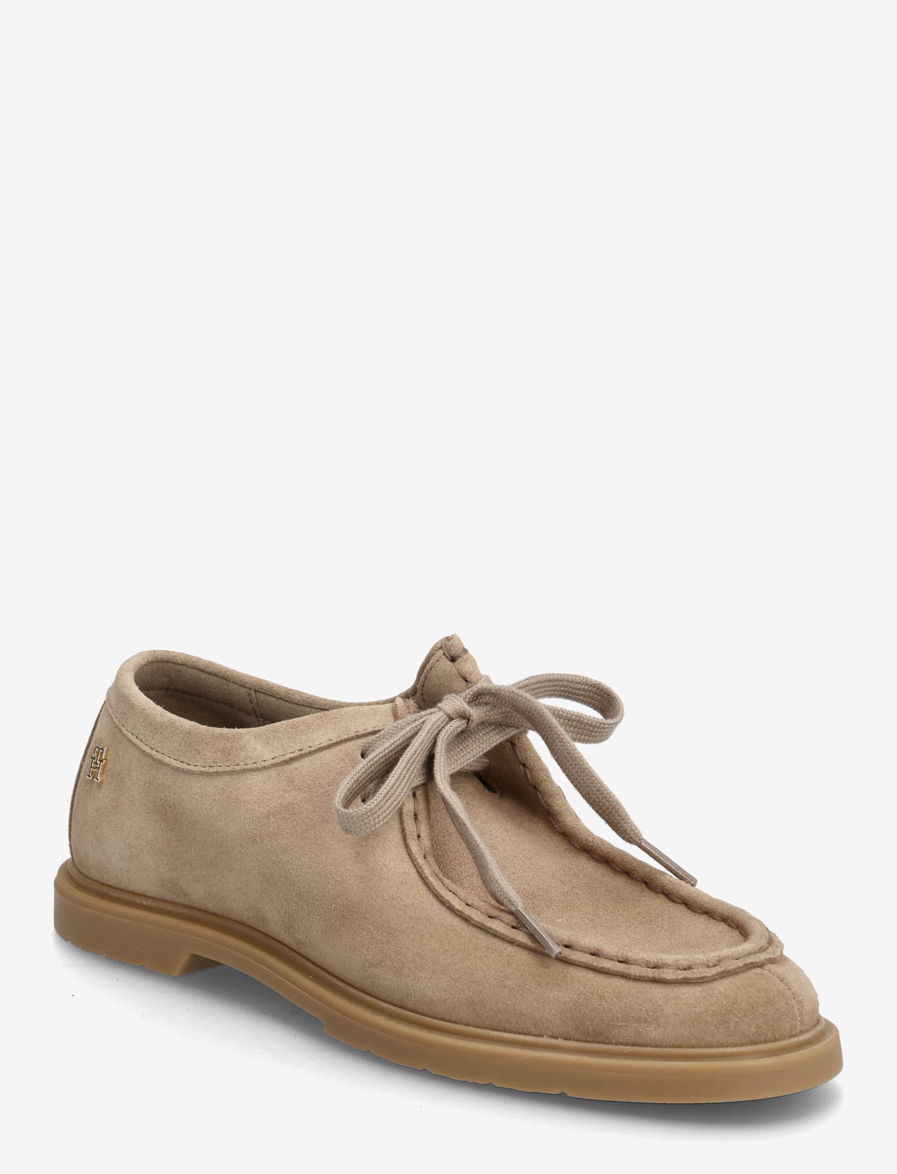 Tommy Hilfiger - LIGHTWEIGHT SUEDE APRON TOE - speciella tillfällen - coastal taupe - 0
