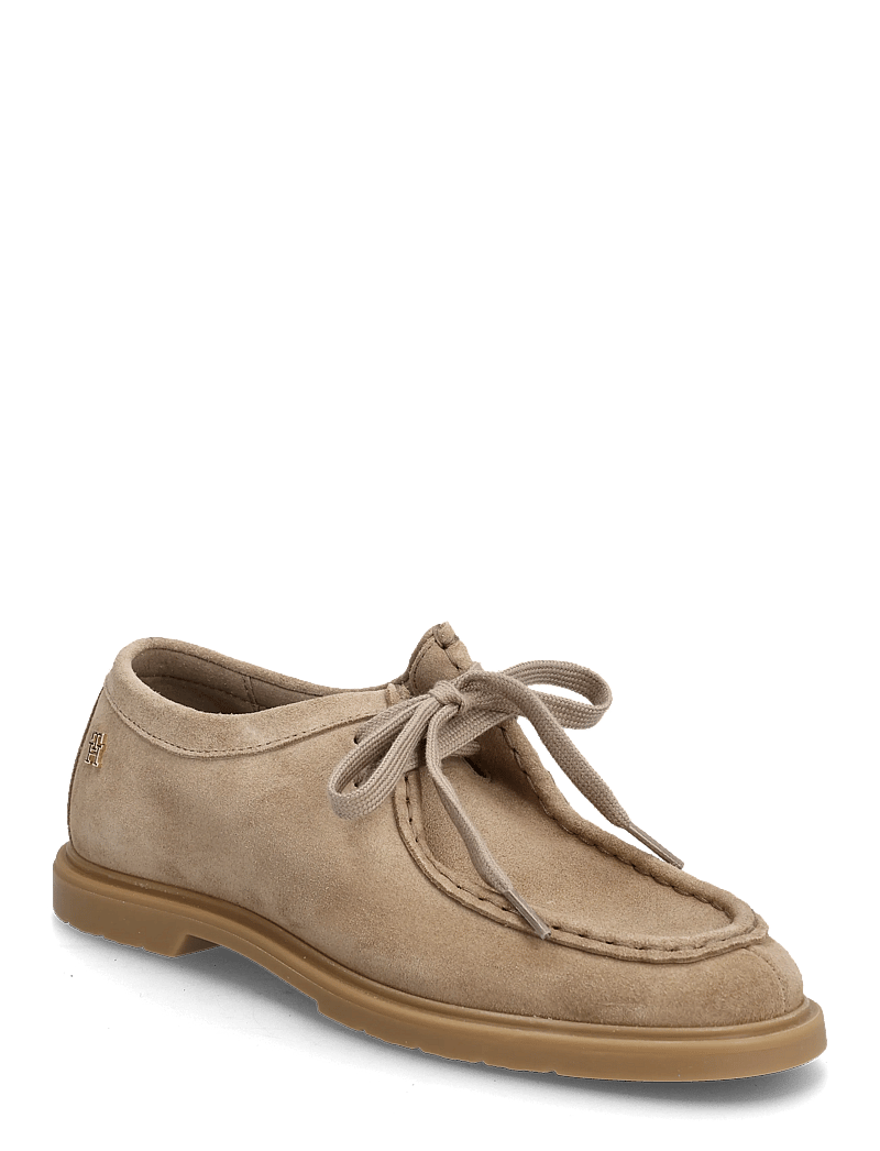 Tommy Hilfiger - LIGHTWEIGHT SUEDE APRON TOE - modetrends - coastal taupe - 0