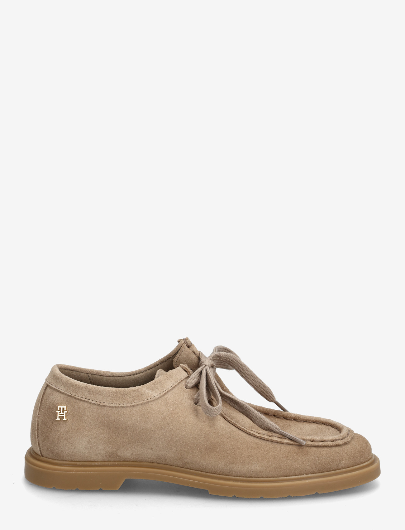 Tommy Hilfiger - LIGHTWEIGHT SUEDE APRON TOE - speciella tillfällen - coastal taupe - 1