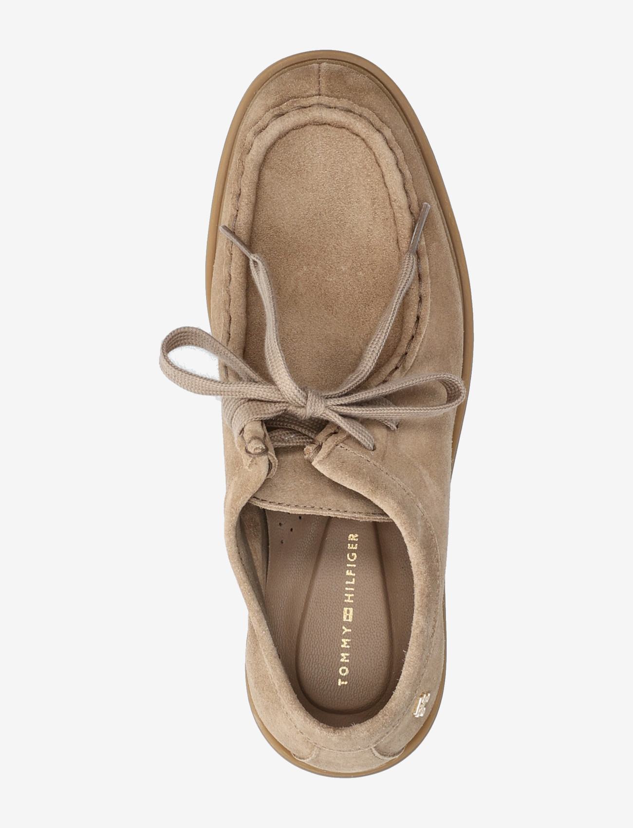 Tommy Hilfiger - LIGHTWEIGHT SUEDE APRON TOE - speciella tillfällen - coastal taupe - 3
