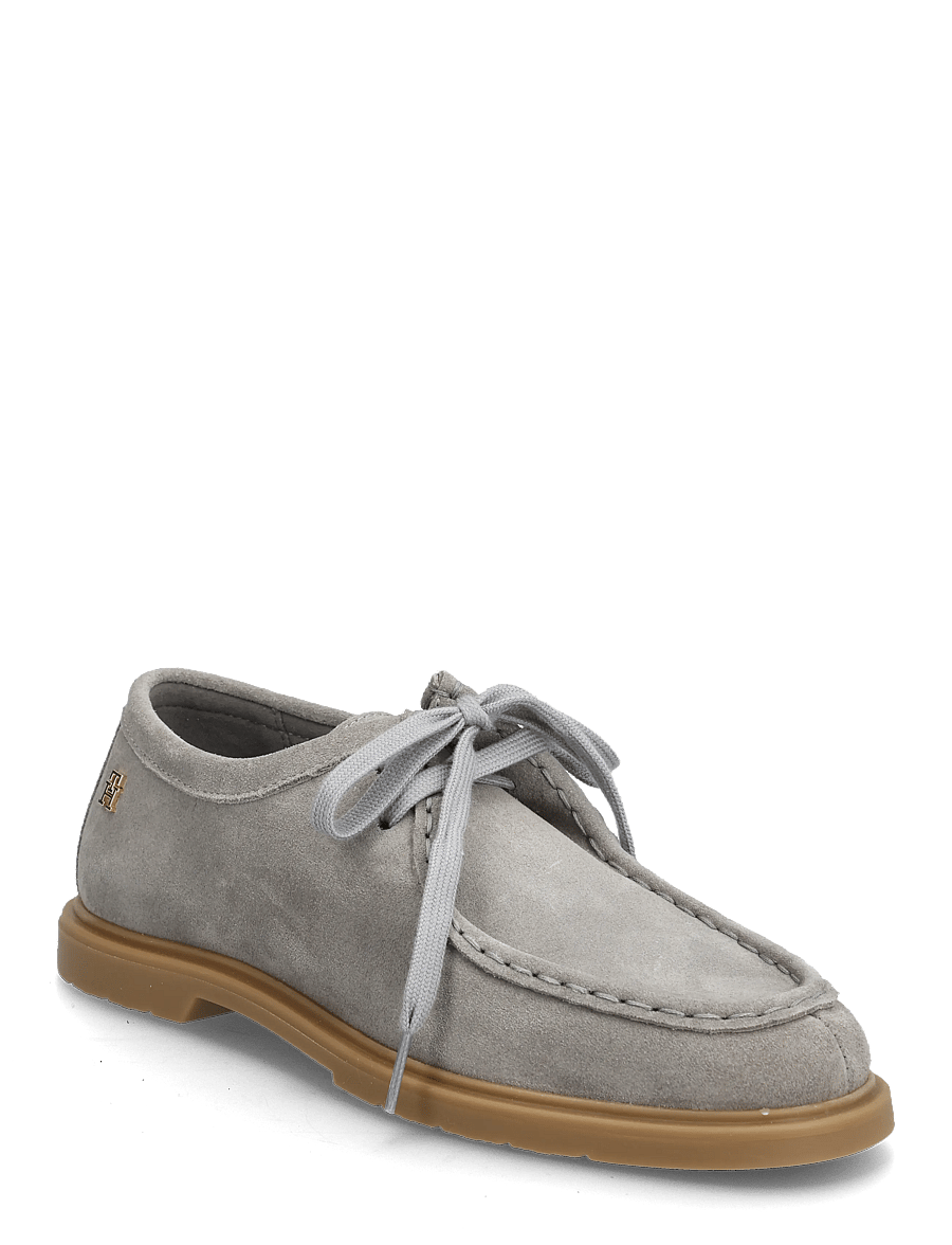 Tommy Hilfiger - LIGHTWEIGHT SUEDE APRON TOE - modetrends - universal grey - 0