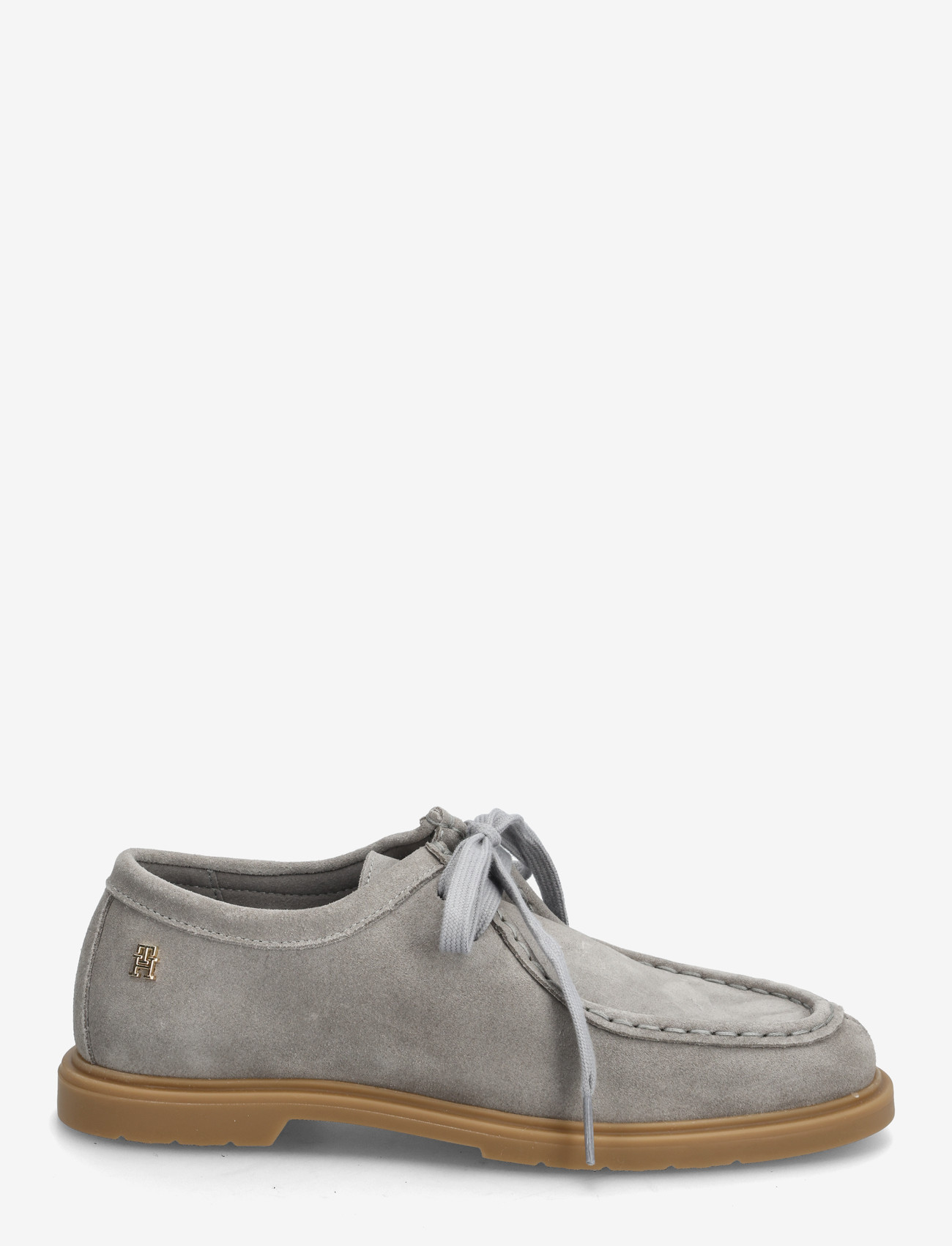 Tommy Hilfiger - LIGHTWEIGHT SUEDE APRON TOE - særlige begivenheder - universal grey - 1