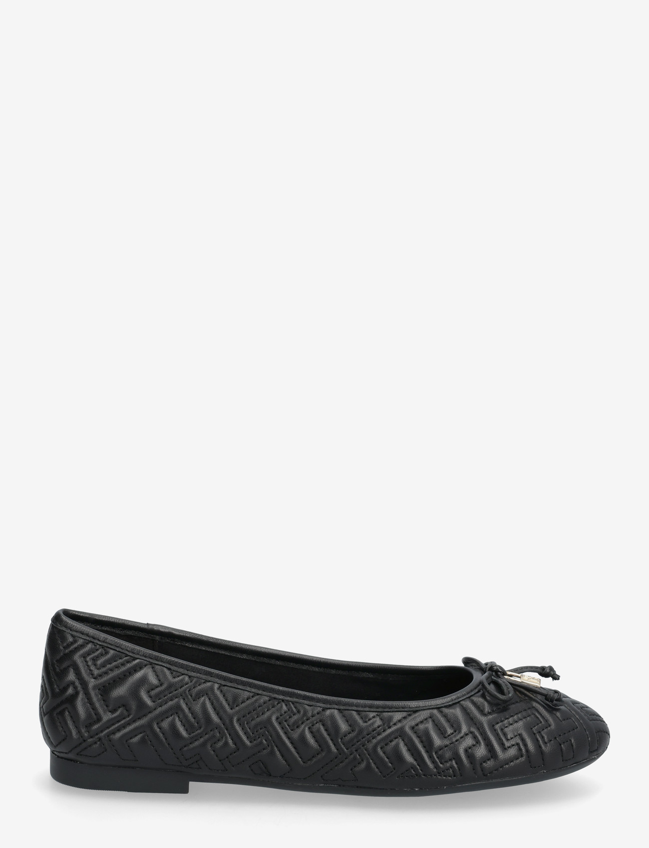 Tommy Hilfiger - TH QUILTED BALLERINA - erilised sündmused - black - 1