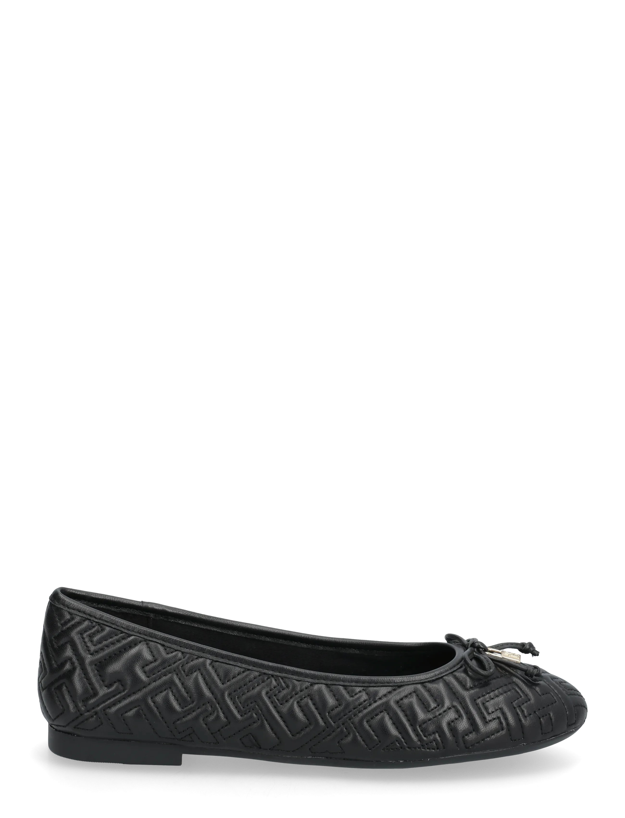 Tommy Hilfiger - TH QUILTED BALLERINA - særlige begivenheder - black - 1