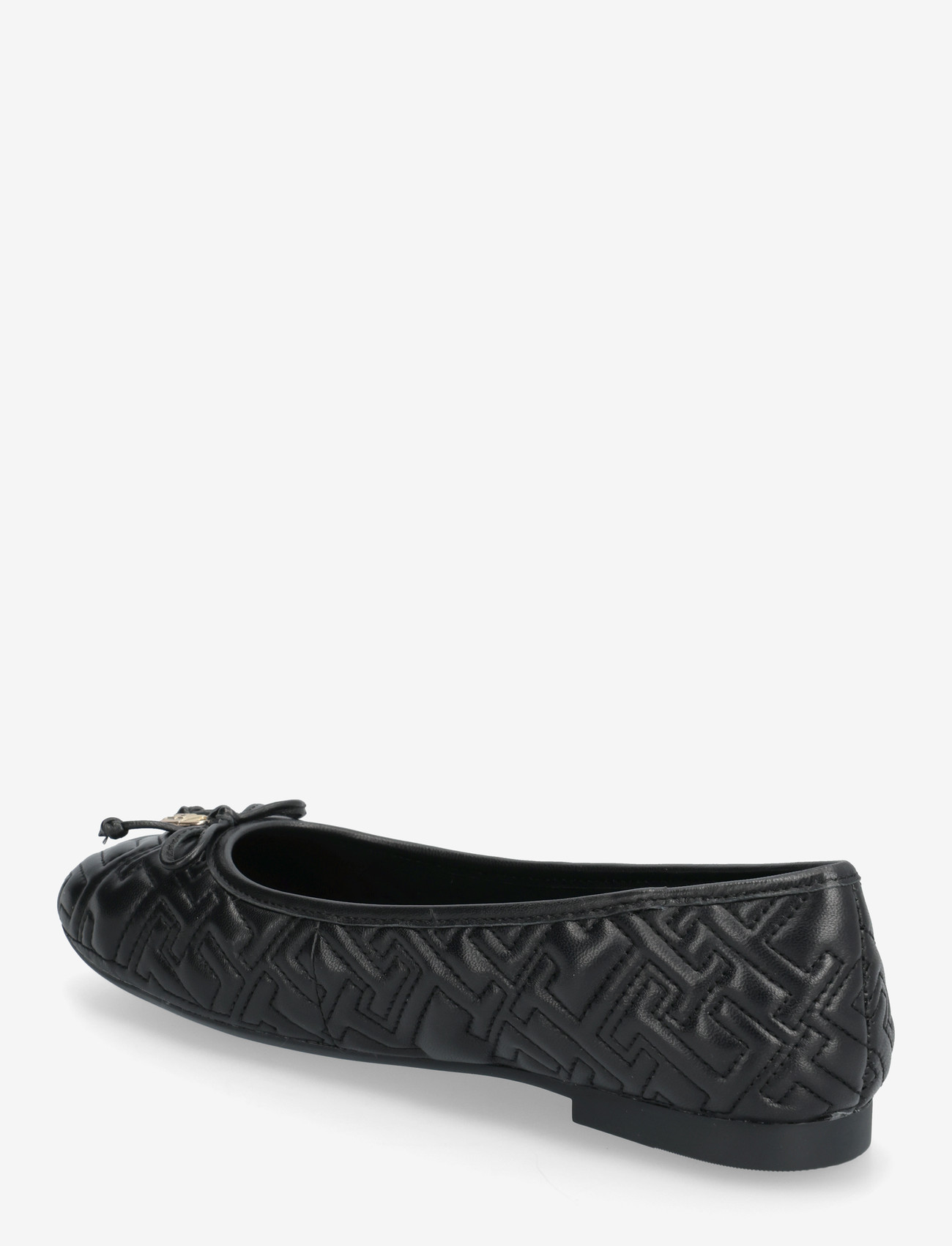 Tommy Hilfiger - TH QUILTED BALLERINA - erilised sündmused - black - 2