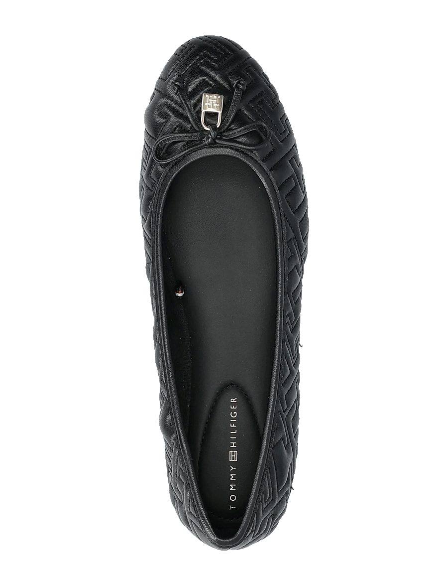 Tommy Hilfiger - TH QUILTED BALLERINA - special occasions - black - 3