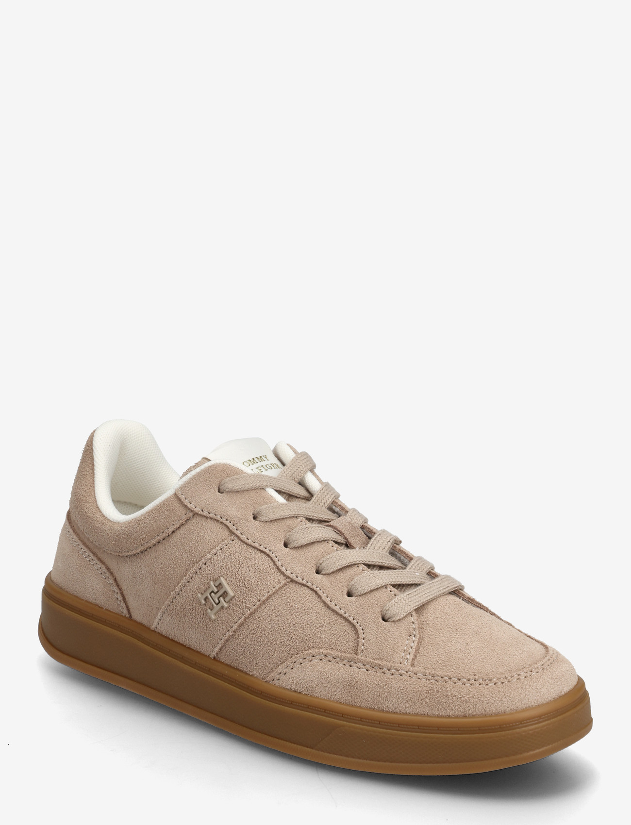 Tommy Hilfiger - TH HERITAGE COURT SNEAKER SUEDE - låga sneakers - coastal taupe - 0