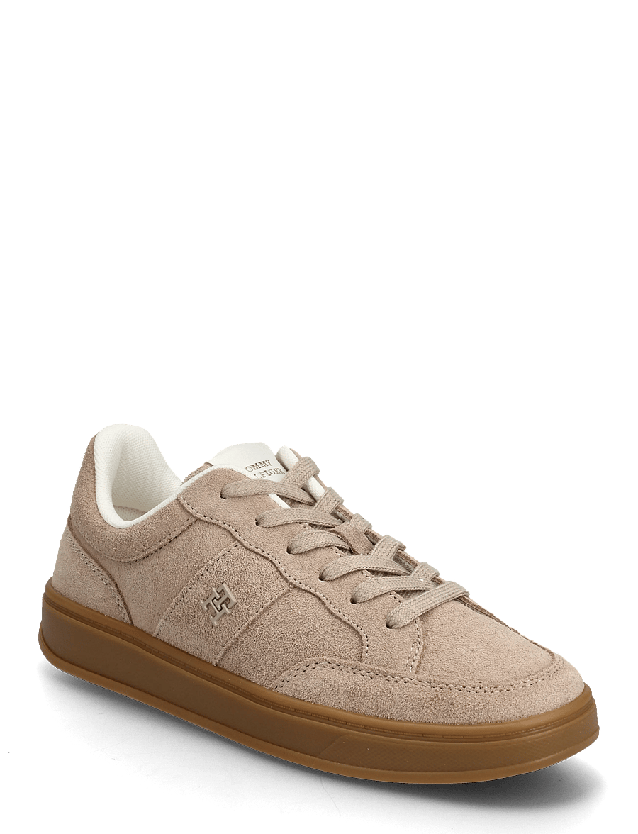 Tommy Hilfiger - TH HERITAGE COURT SNEAKER SUEDE - baskets basses - coastal taupe - 0