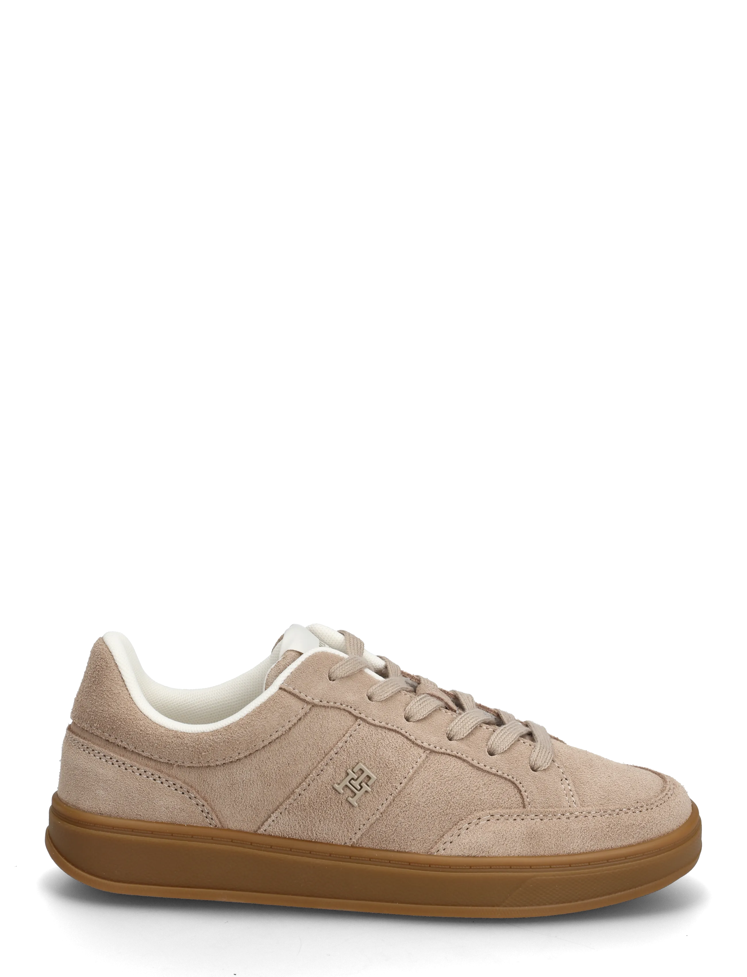 Tommy Hilfiger - TH HERITAGE COURT SNEAKER SUEDE - lave sneakers - coastal taupe - 1
