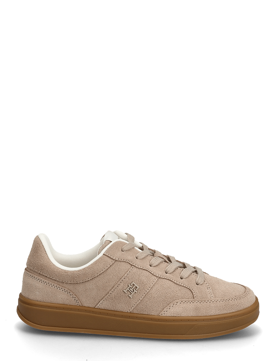 Tommy Hilfiger - TH HERITAGE COURT SNEAKER SUEDE - baskets basses - coastal taupe - 1