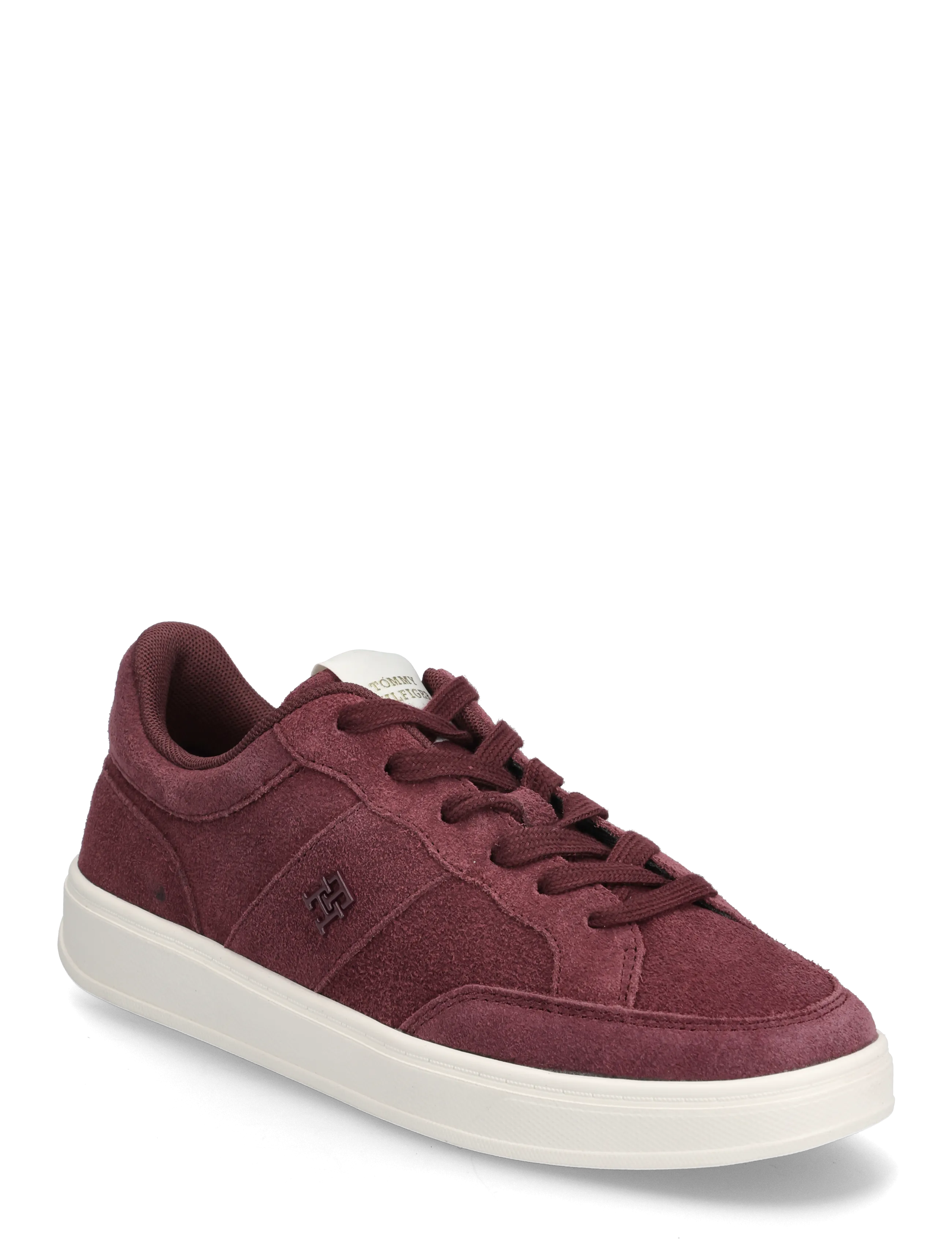 Tommy Hilfiger TH HERITAGE COURT SNEAKER SUEDE - Sneakers - MARZEMINO / burgundy