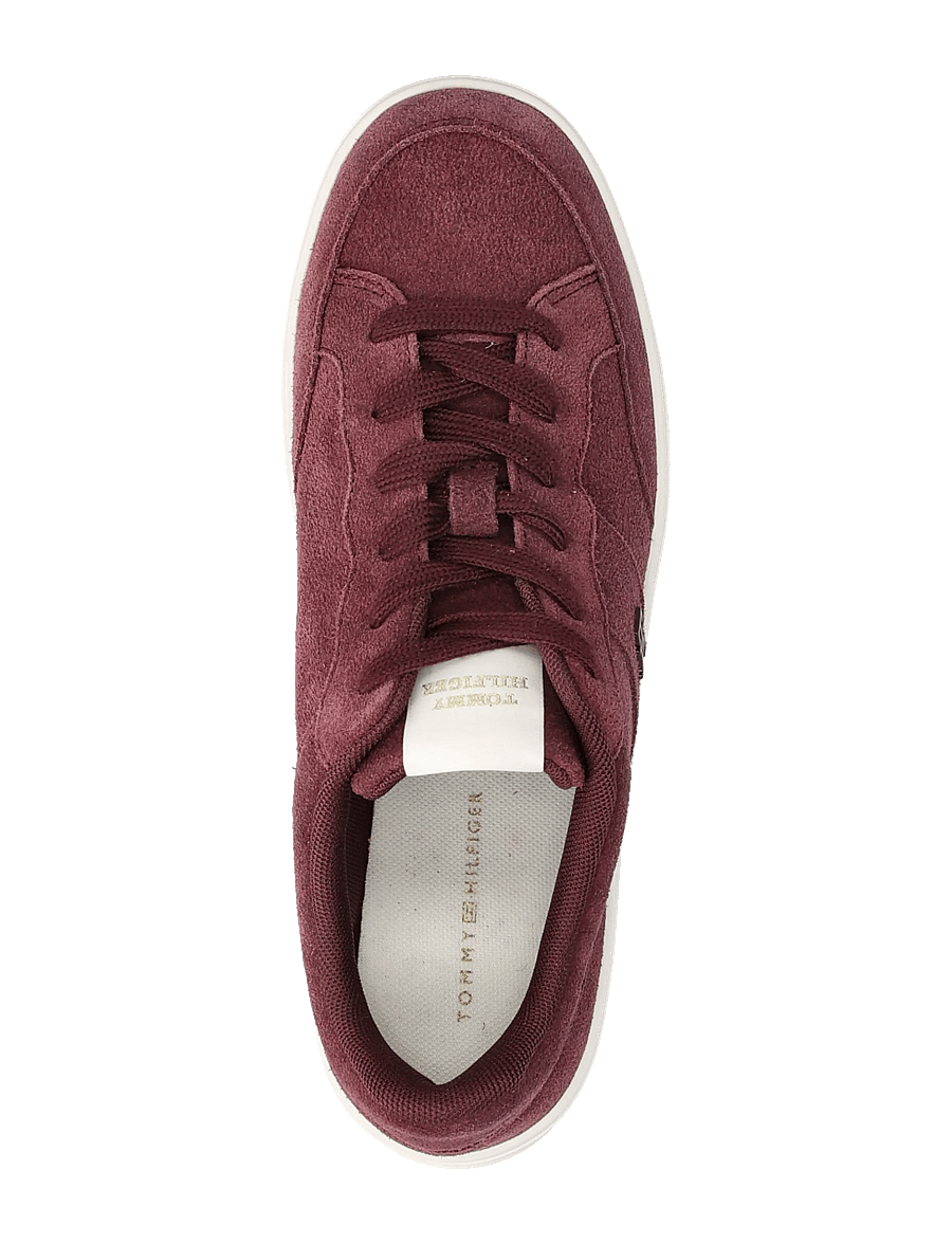 Tommy Hilfiger - TH HERITAGE COURT SNEAKER SUEDE - baskets basses - marzemino - 3