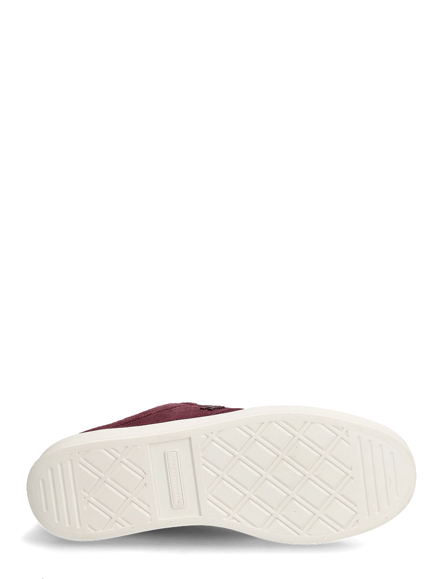 Tommy Hilfiger - TH HERITAGE COURT SNEAKER SUEDE - baskets basses - marzemino - 4