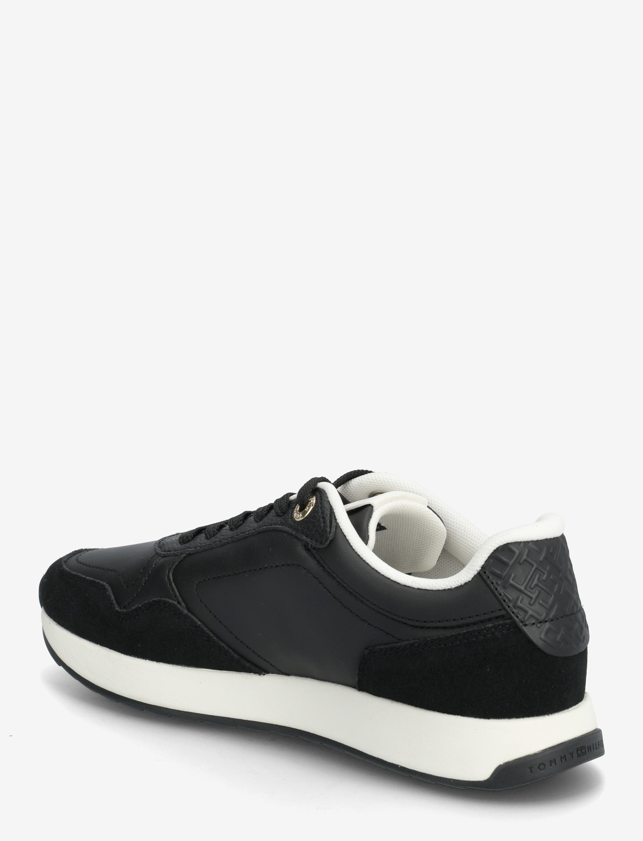 Tommy Hilfiger - MONOGRAM MIX MATERIAL RUNNER - sneakers med lavt skaft - black - 2