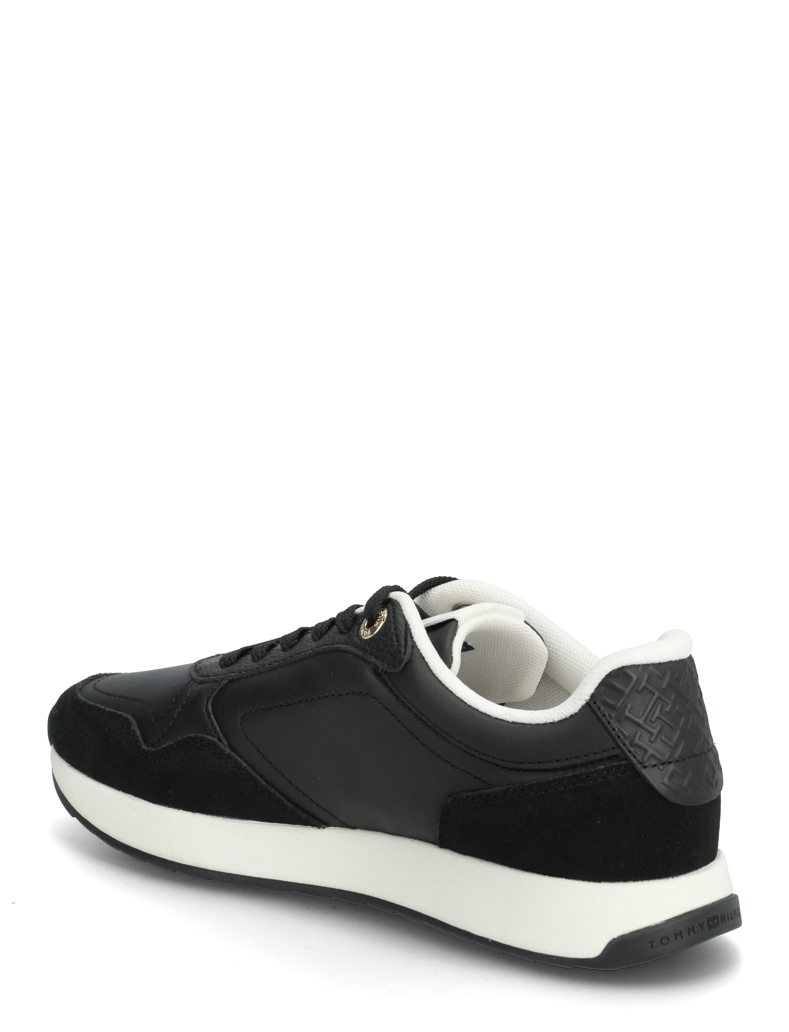Tommy Hilfiger - MONOGRAM MIX MATERIAL RUNNER - lágir strigaskór - black - 2