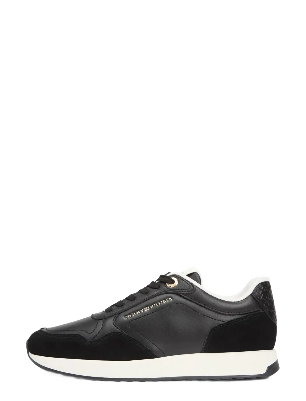 Tommy Hilfiger - MONOGRAM MIX MATERIAL RUNNER - lágir strigaskór - black - 5