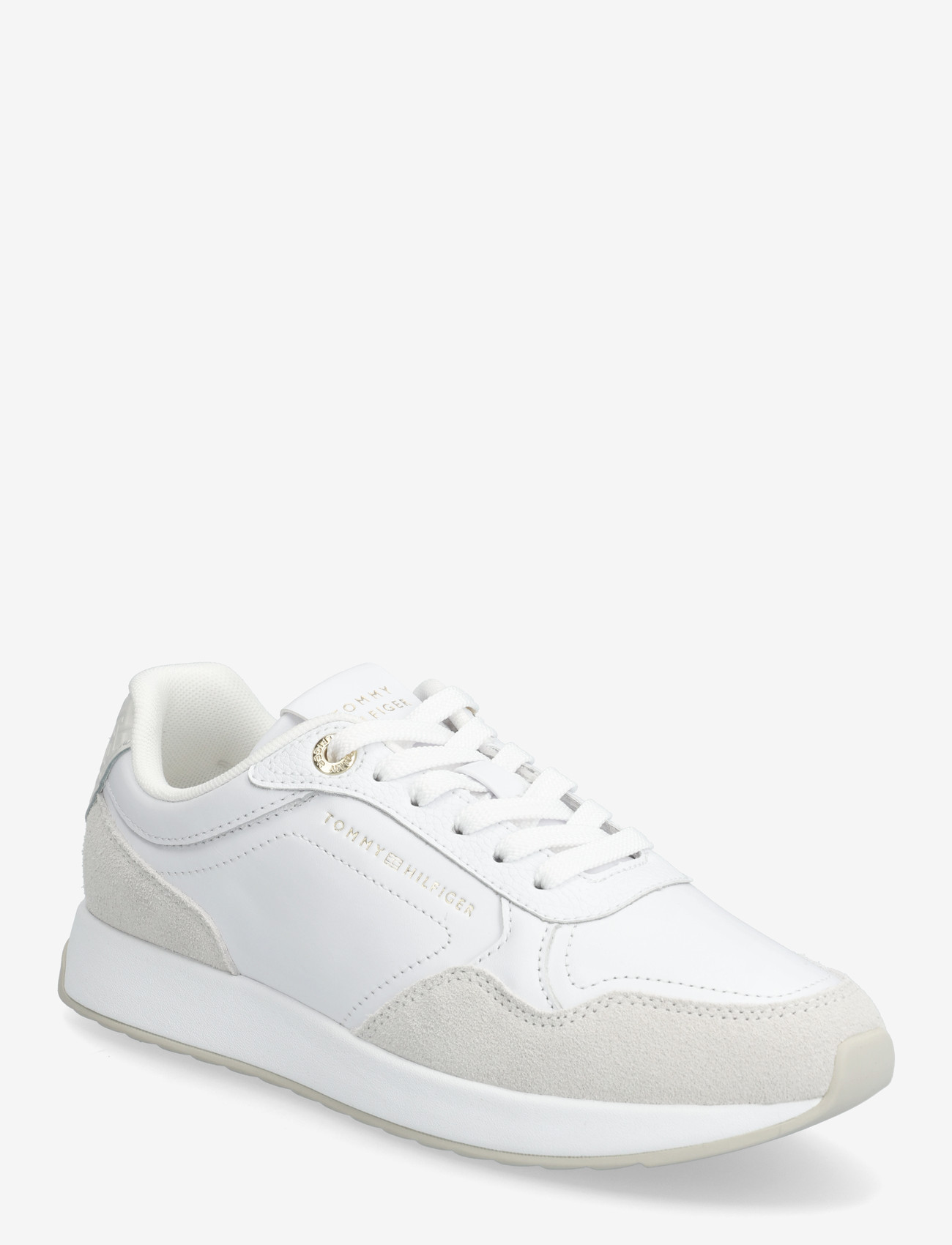 Tommy Hilfiger - MONOGRAM MIX MATERIAL RUNNER - konfirmationstøj - white - 0
