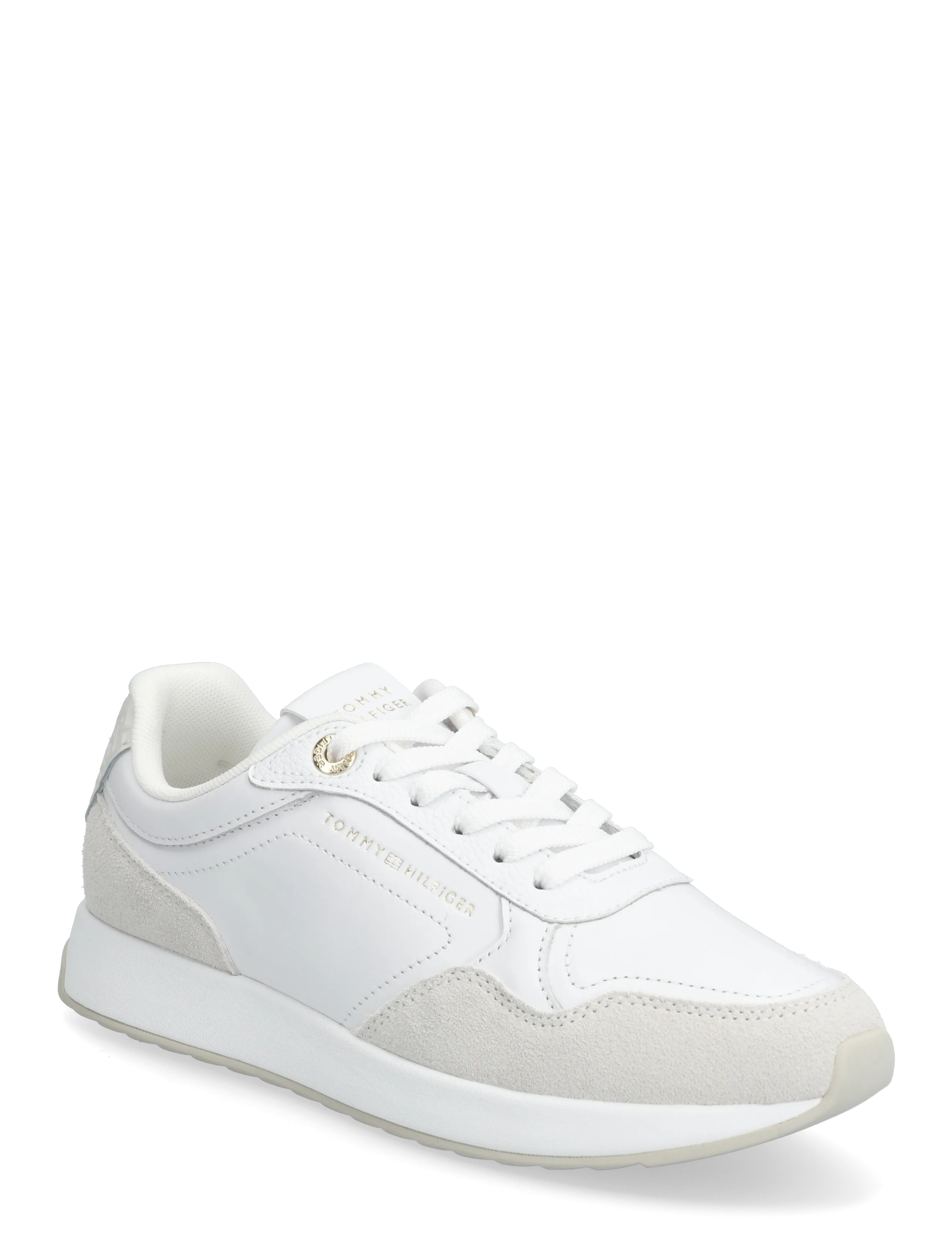 MONOGRAM MIX MATERIAL RUNNER - WHITE