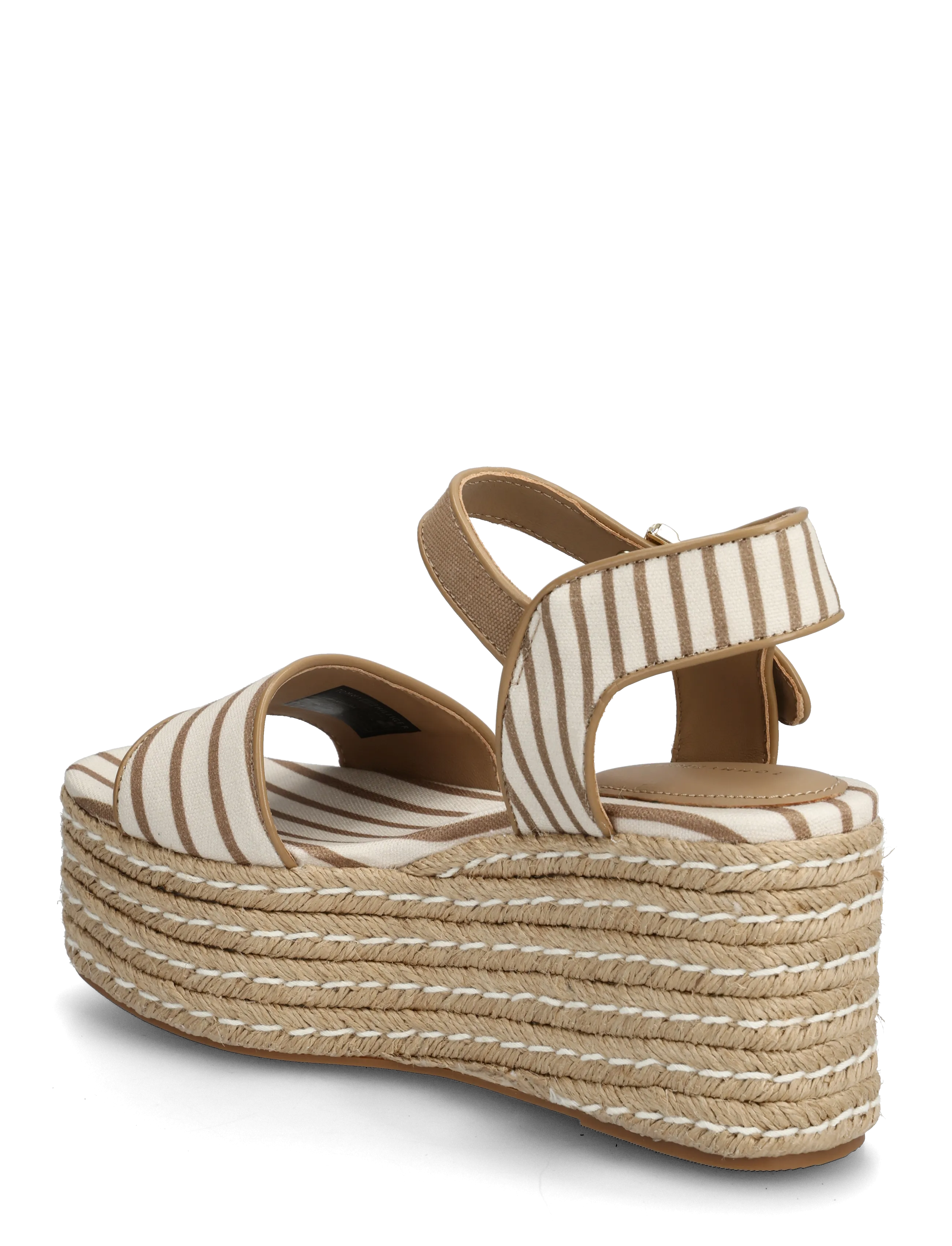 Tommy Hilfiger - PLATFORM WEDGE BRETON STRIPES - espadrilės ant platformos - soft cream - 2