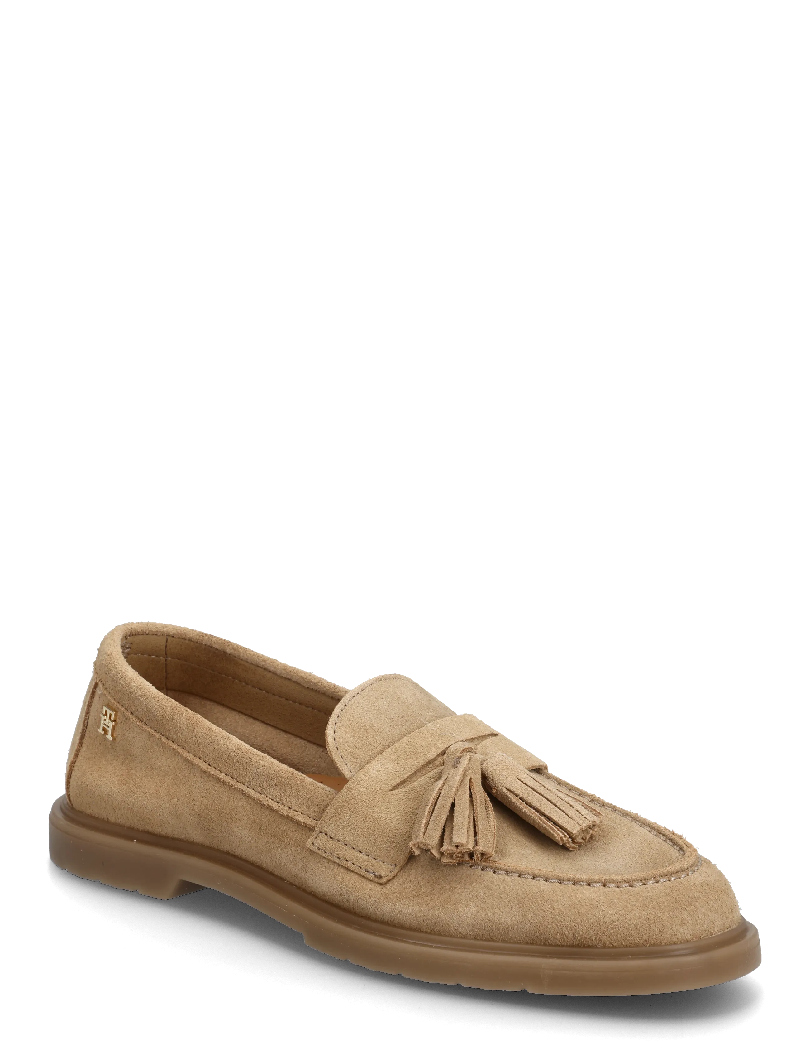 Tommy Hilfiger Light Suede Tassel Loafer, 41, Loafers, Beige - Flat Frauen