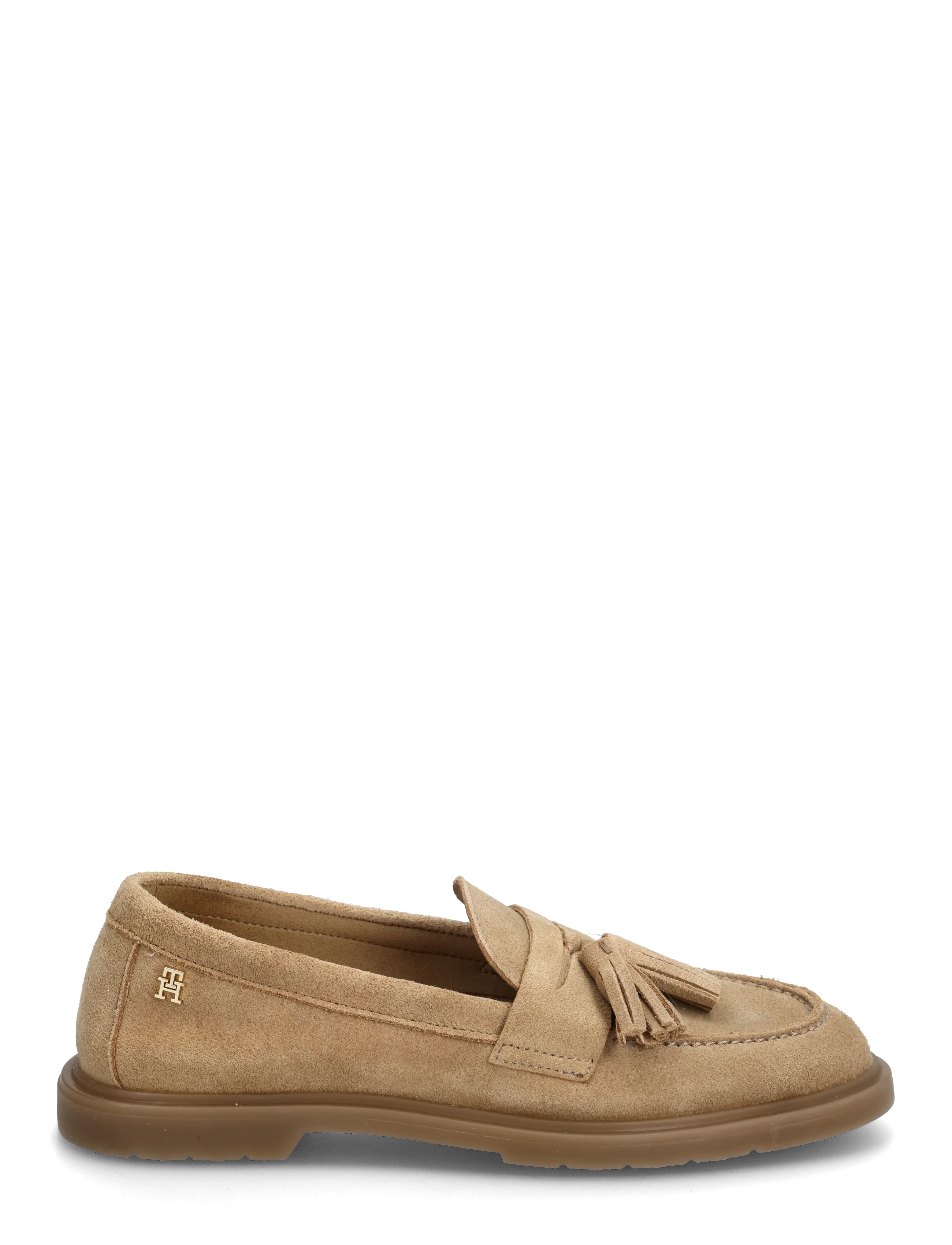 Tommy Hilfiger - LIGHT SUEDE TASSEL LOAFER - modetrends - safari canvas - 1